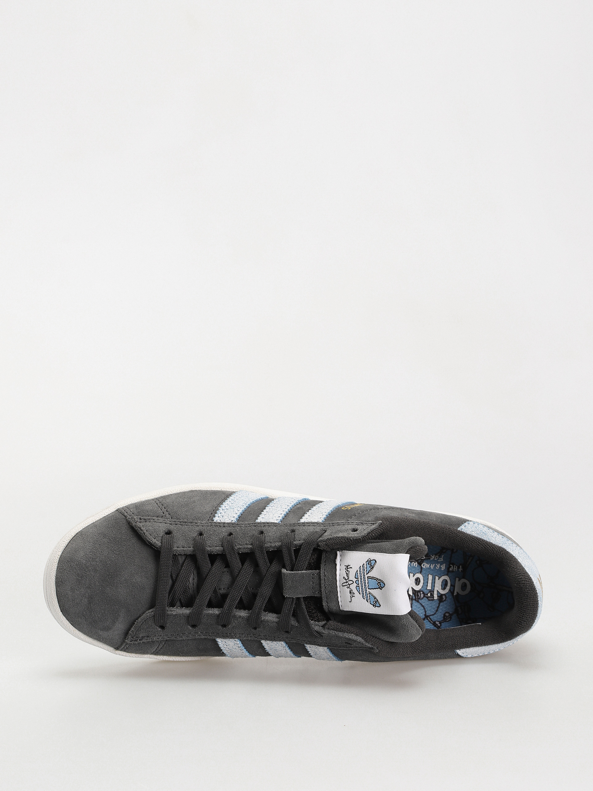 adidas X Henry Campus ADV Schuhe (carbon/ftwwht/ltblue)