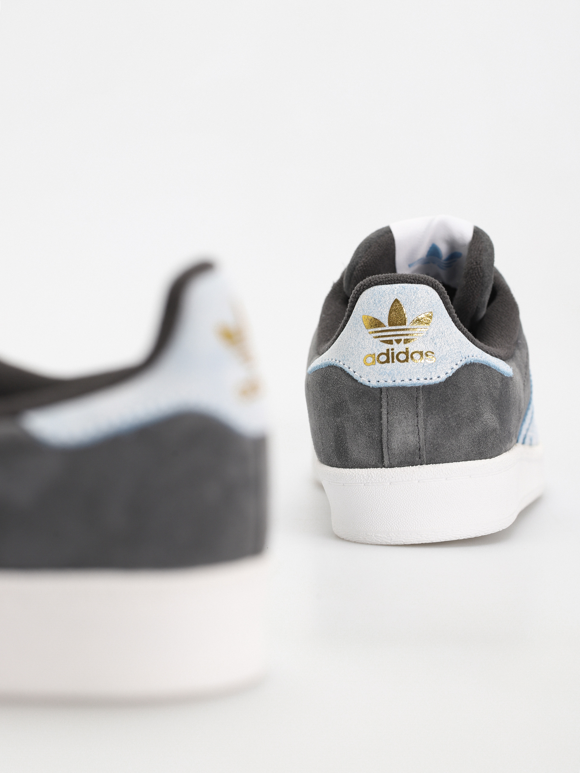 adidas X Henry Campus ADV Shoes (carbon/ftwwht/ltblue)