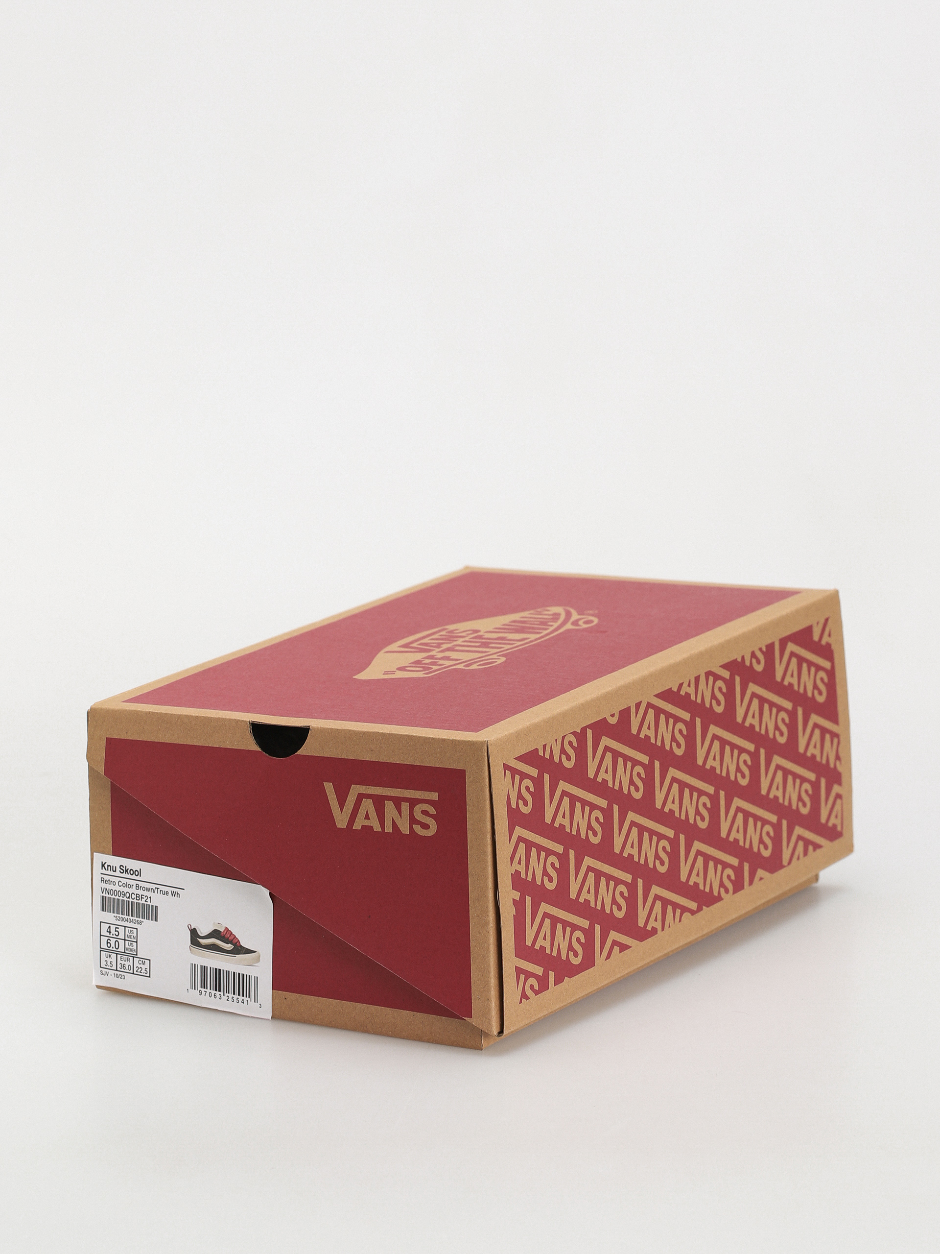 Vans Knu Skool Shoes (retro color brown/true white)