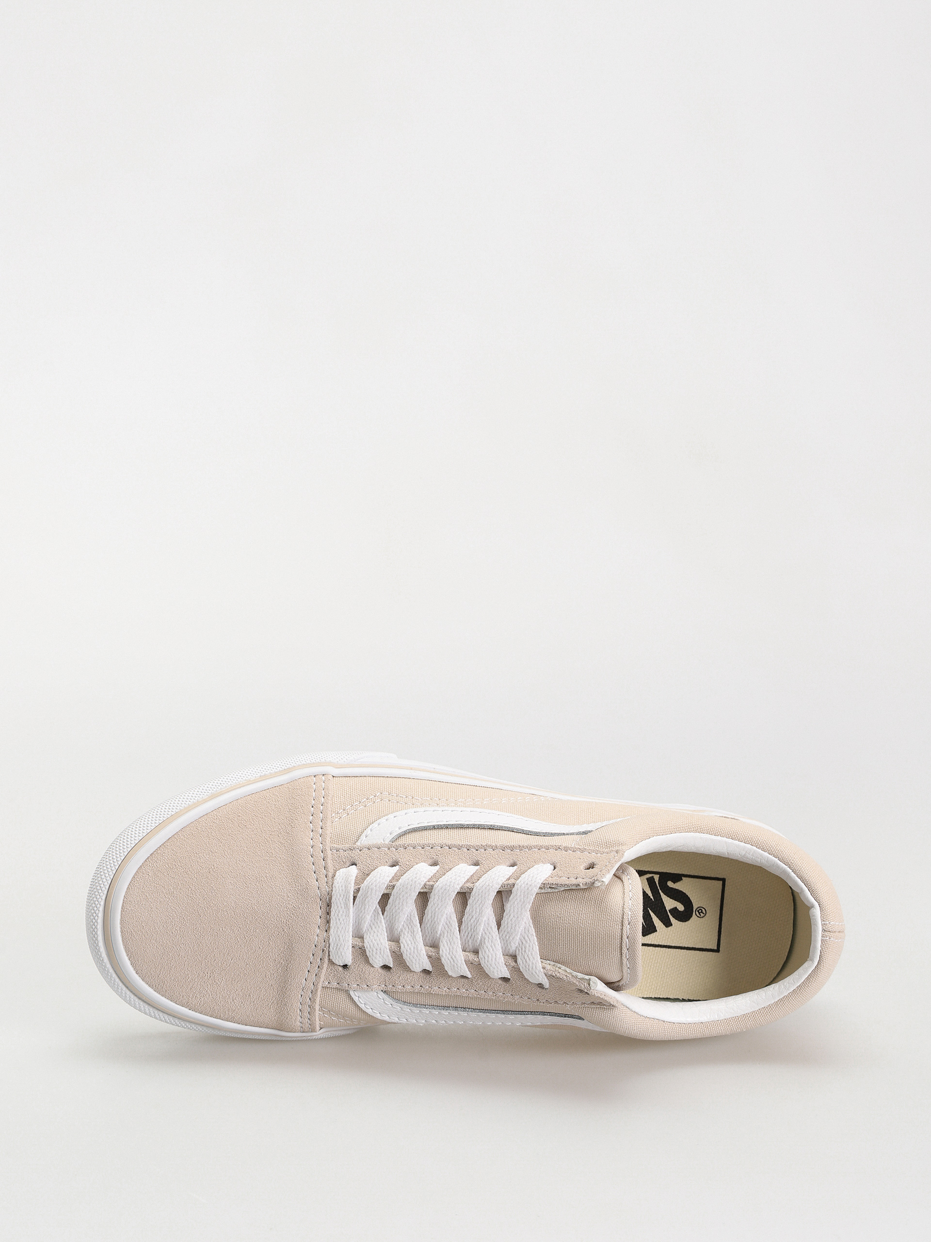 Vans Old Skool Platform Shoes beige rainy day