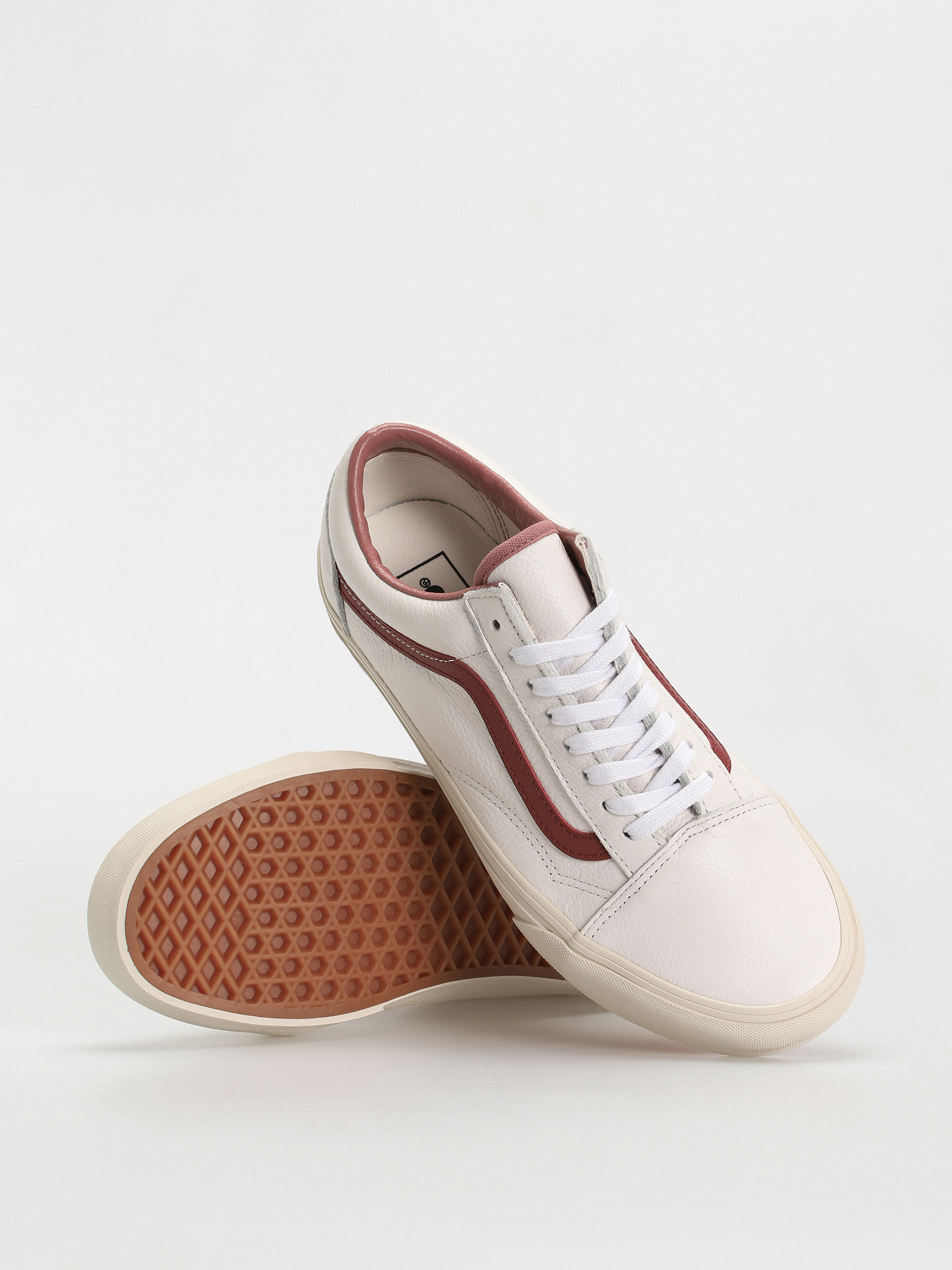 Vans Old Skool Shoes (premium leather russet brown)