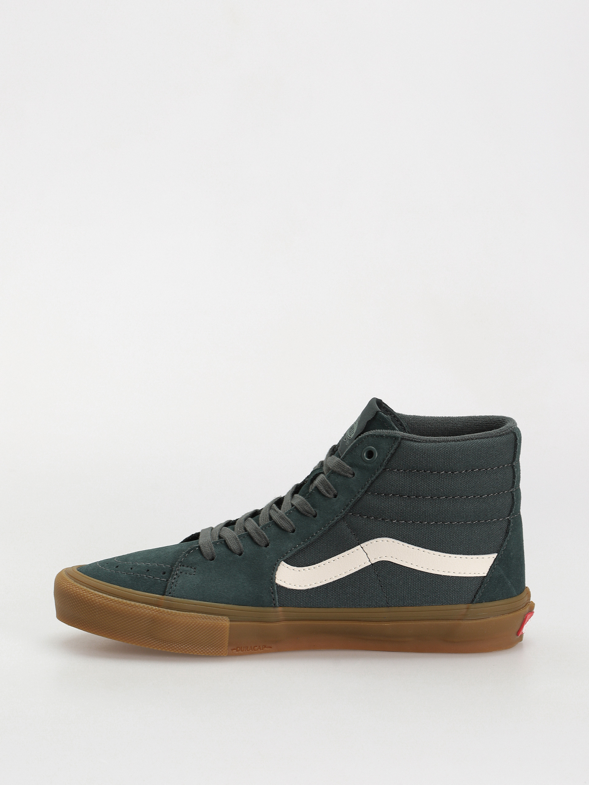 Vans Skate Sk8 Hi Shoes (dark green/gum)