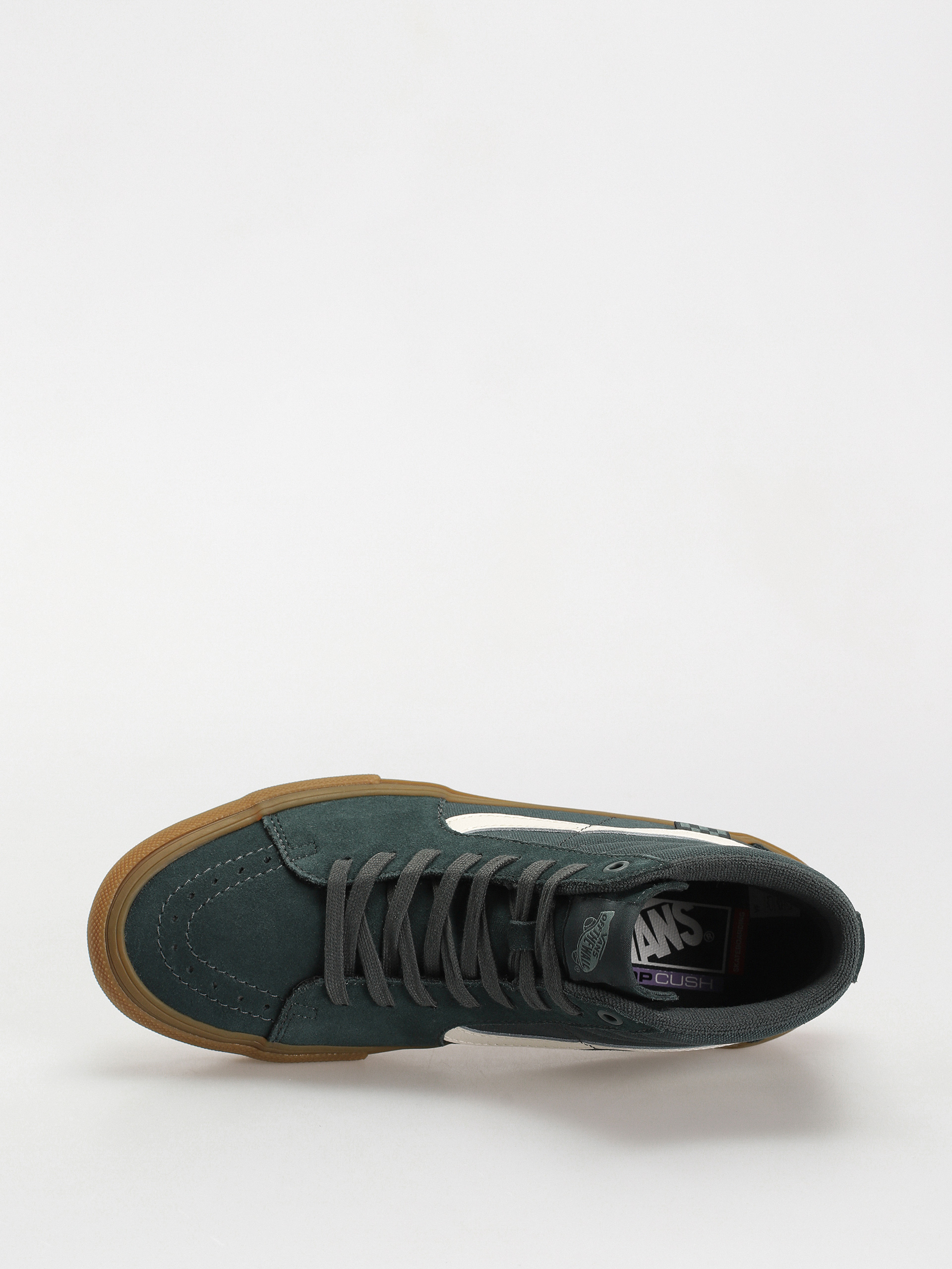 Vans Skate Sk8 Hi Schuhe (dark green/gum)