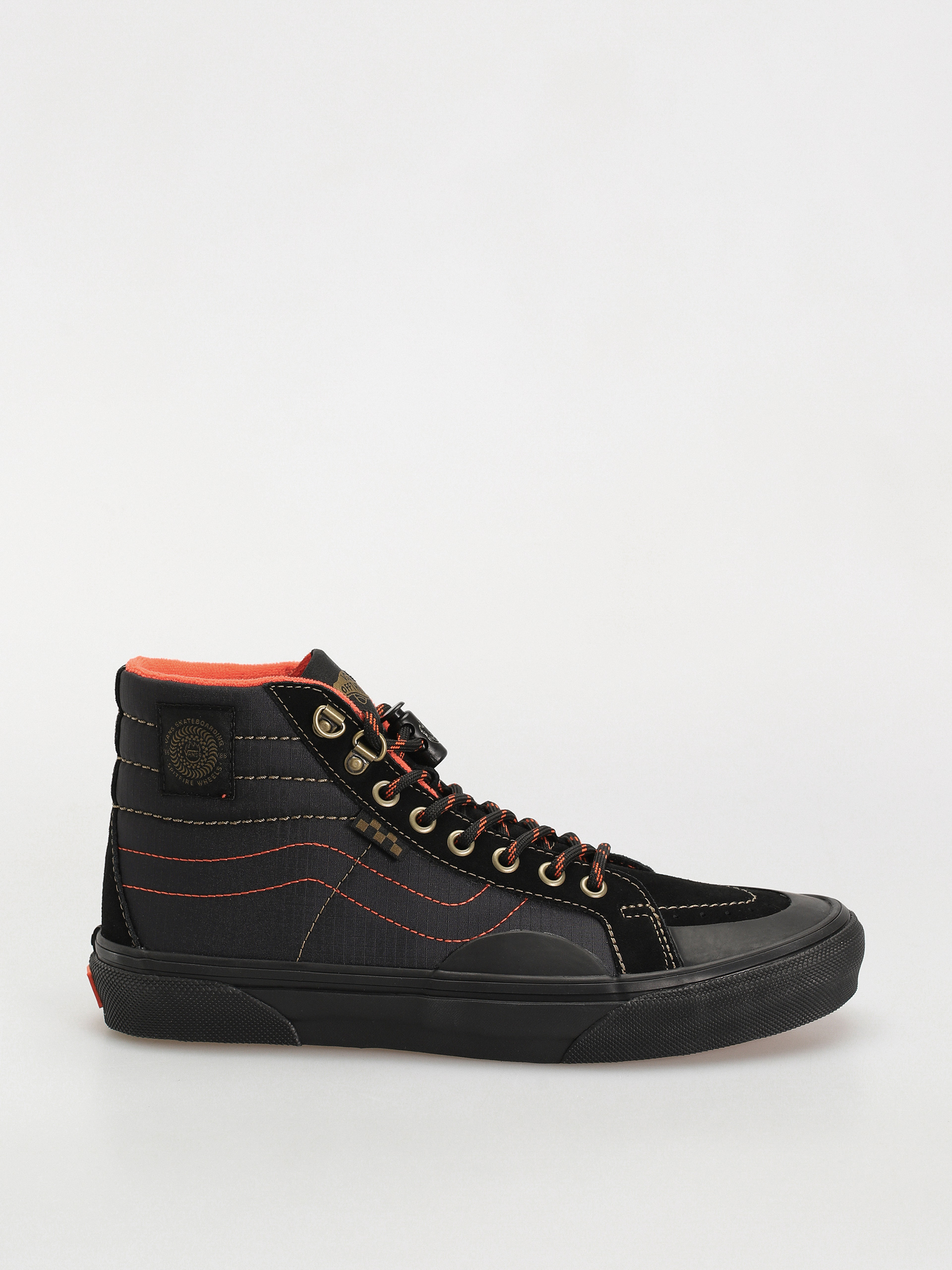 Vans X Spitfire Skate Sk8 Hi Reissue Schuhe Schwarz spitfire black flame