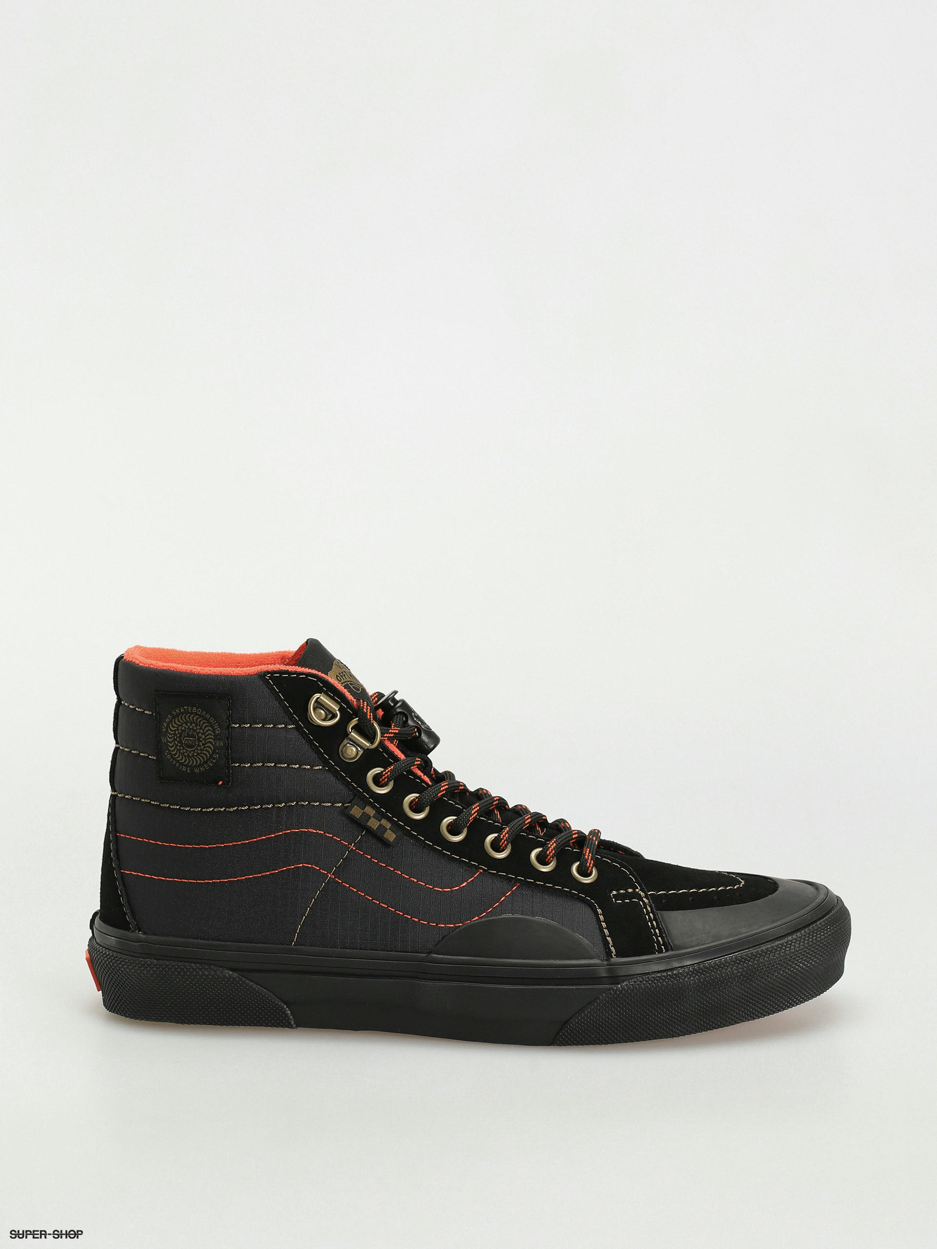 Vans hot sale black flame