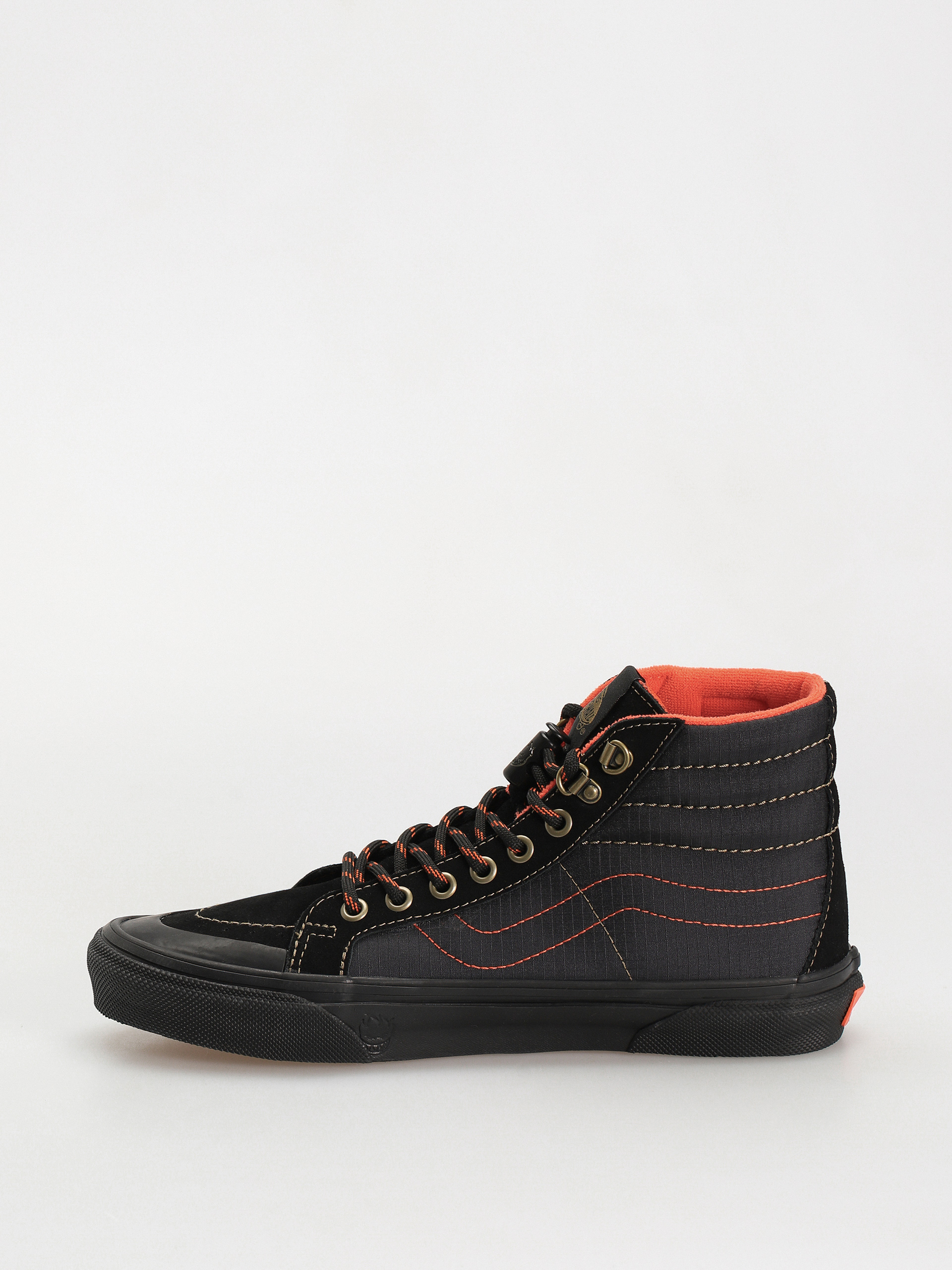Vans X Spitfire Skate Sk8 Hi Reissue Shoes (spitfire black/flame)
