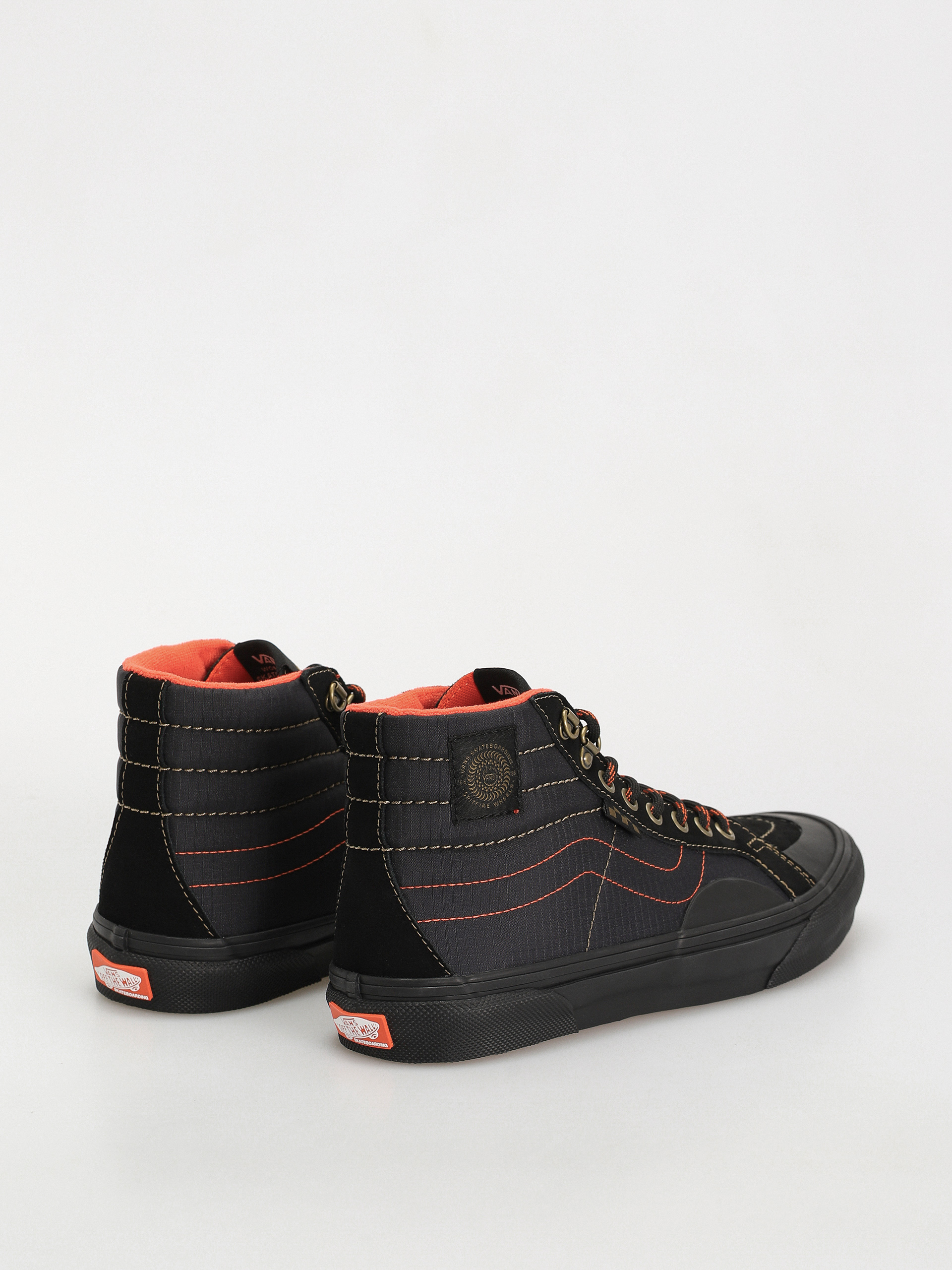Vans X Spitfire Skate Sk8 Hi Reissue Shoes (spitfire black/flame)