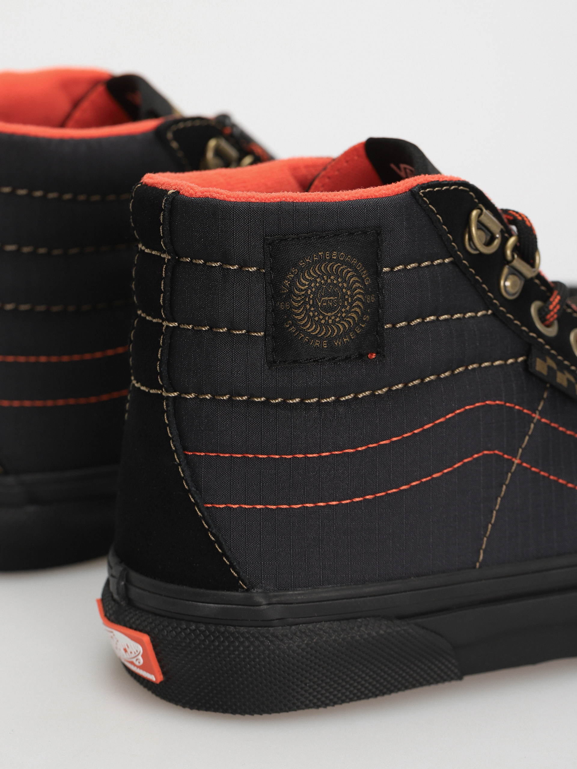 Vans X Spitfire Skate Sk8 Hi Reissue Shoes (spitfire black/flame)