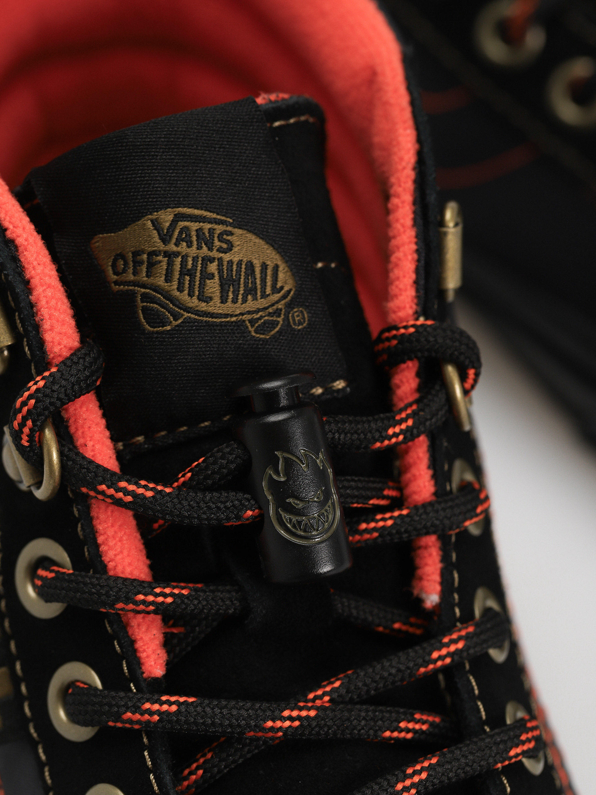 Vans X Spitfire Skate Sk8 Hi Reissue Shoes (spitfire black/flame)