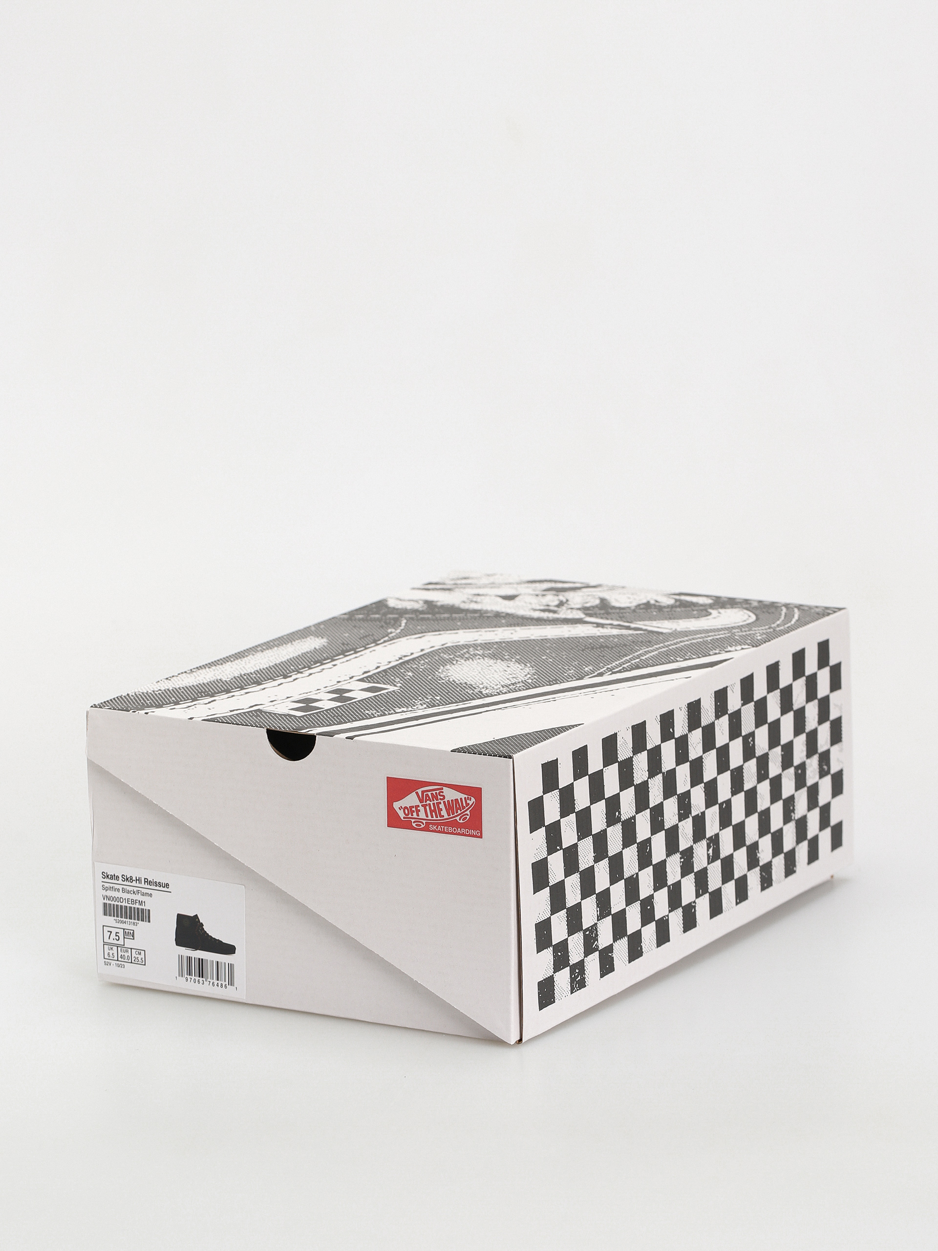 Vans X Spitfire Skate Sk8 Hi Reissue Shoes (spitfire black/flame)