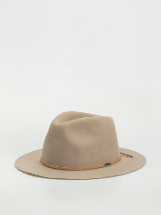 Brixton Wesley Fedora Hat (light tan)