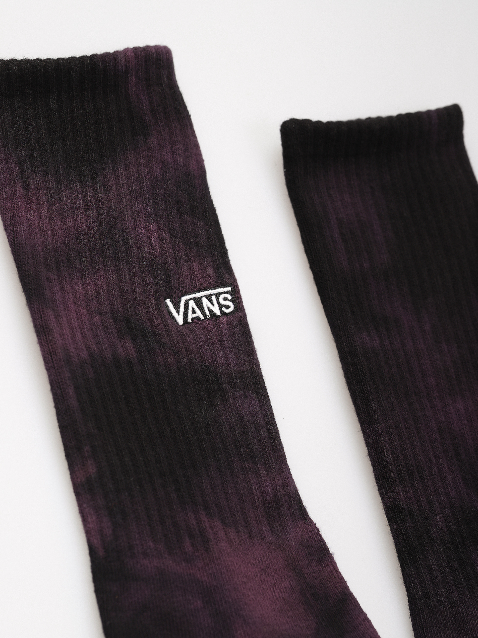 Vans Seasonal Tie Dye Crew II Socks (blackberry wine)