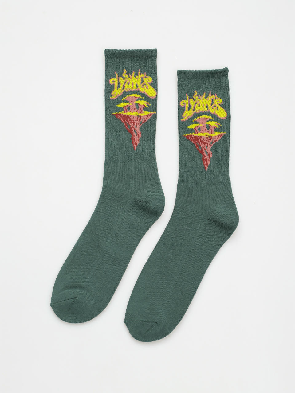 Vans Logo Space Crew Socken (bistro green)