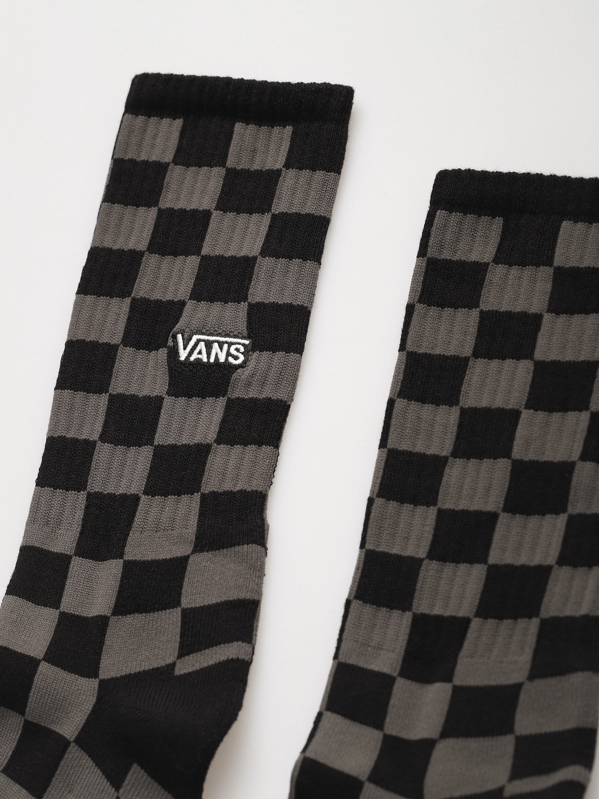 Vans Checkerboard Crew Socken (black/charcoal)
