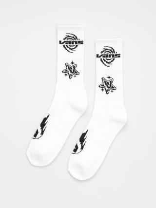 Vans Logo Space Crew Socks (white)
