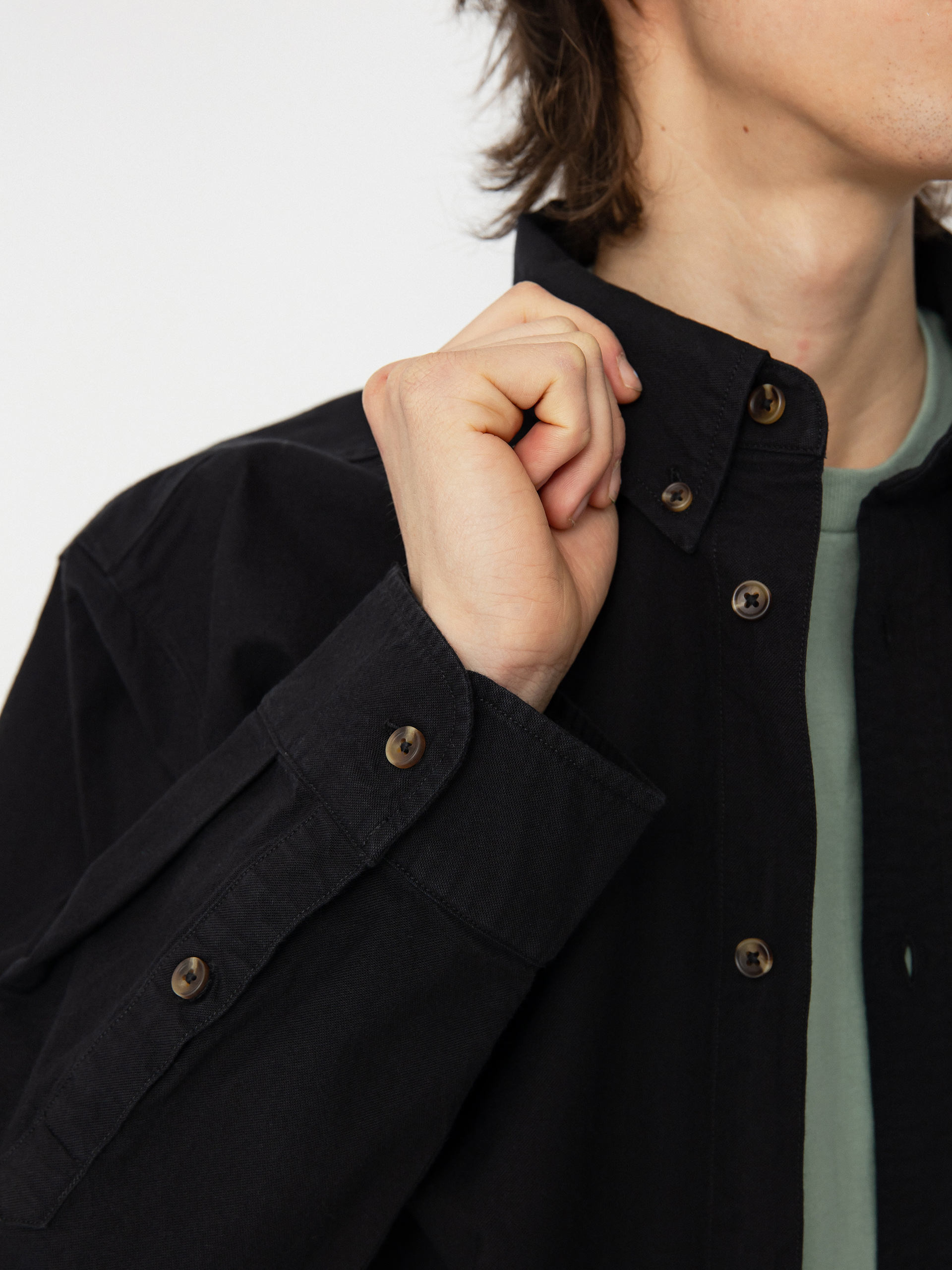 Nike SB Nike Life Hemd (black/black/black)