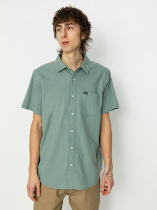 Brixton Charter Sol Wash Wvn Shirt (chinois green sol wash)