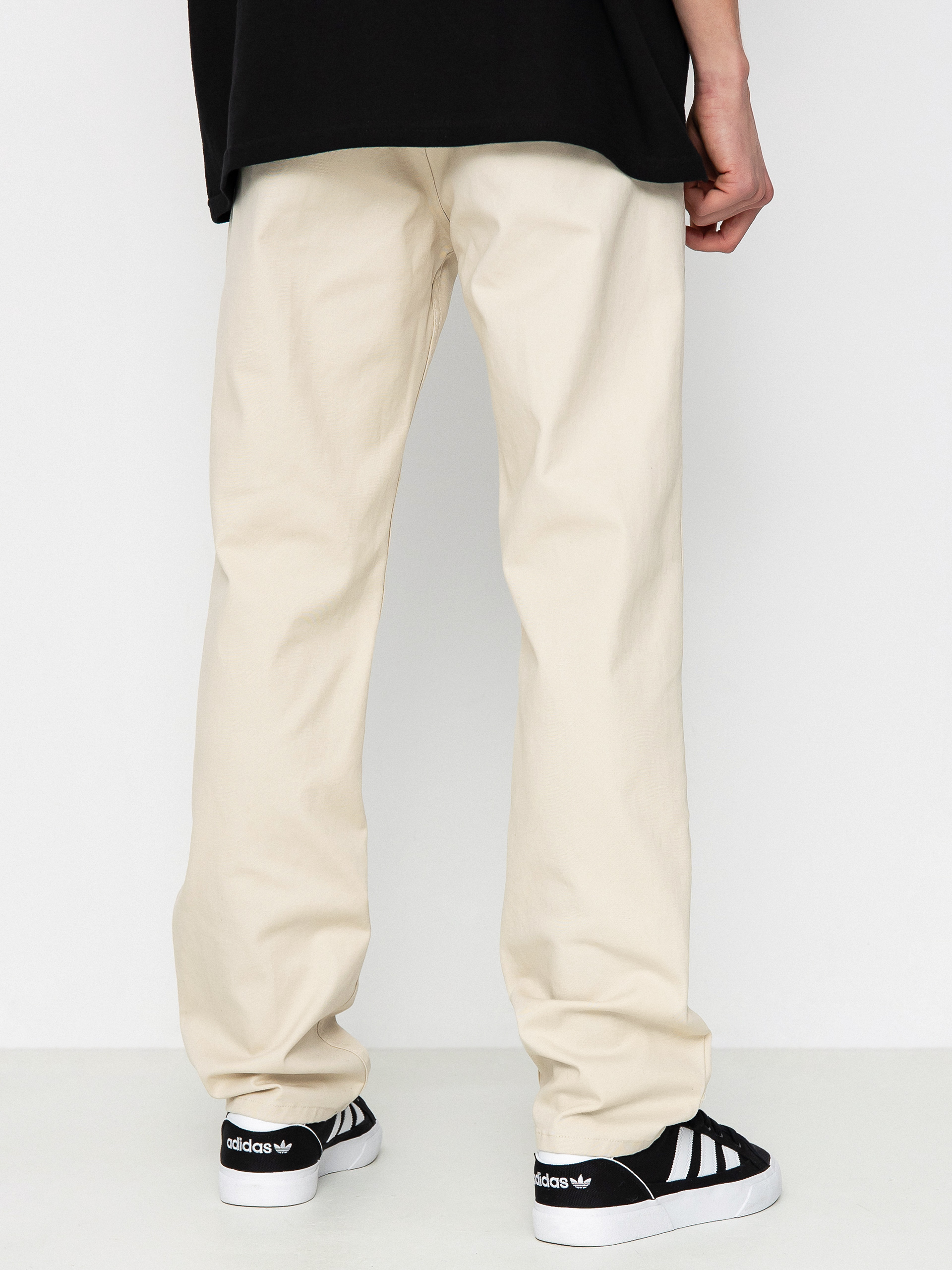 Brixton Choice Chino Regular Pants - white, beige (whitecap)