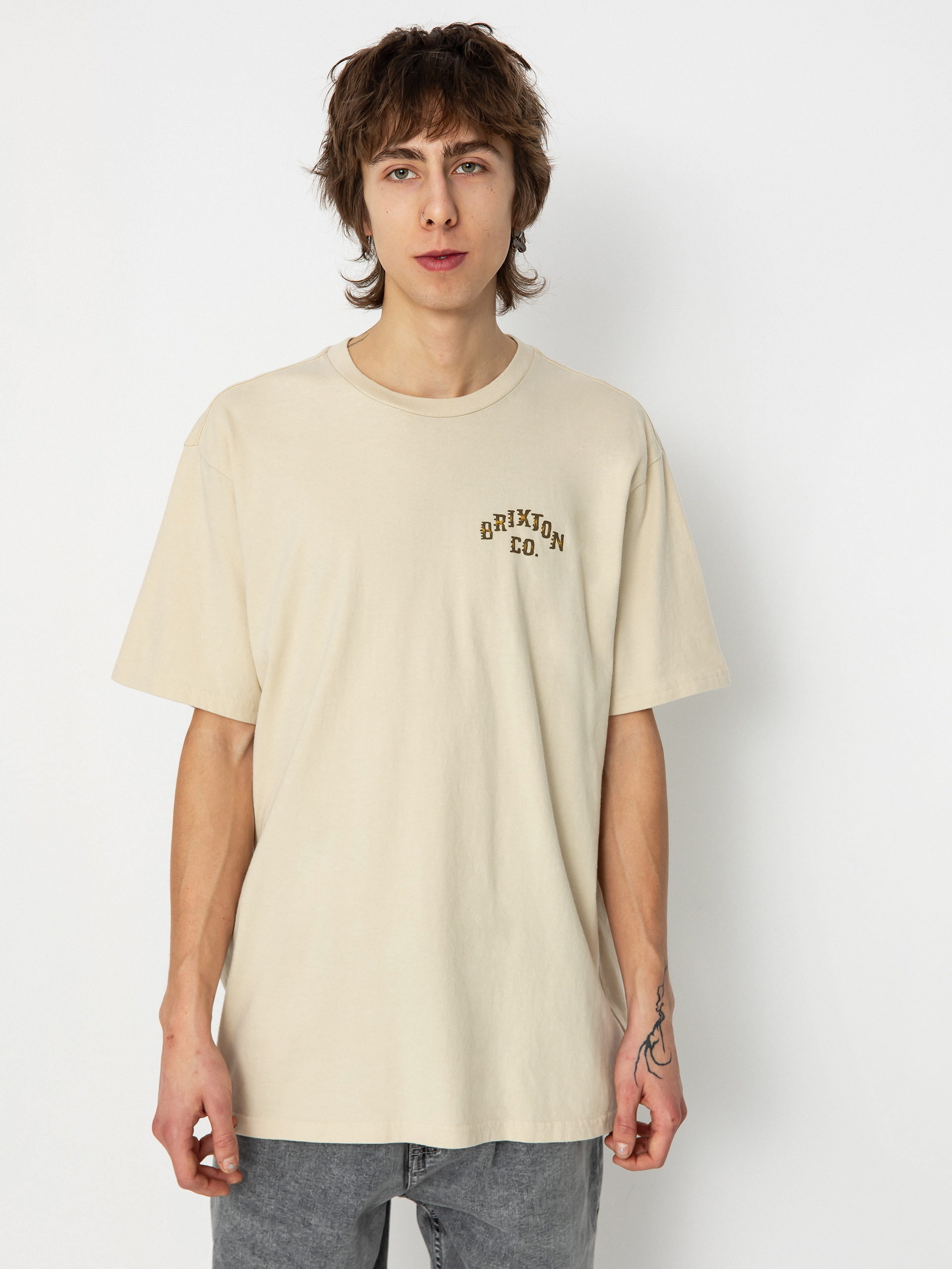 Brixton Homer Stt T-shirt (cream classic wash)
