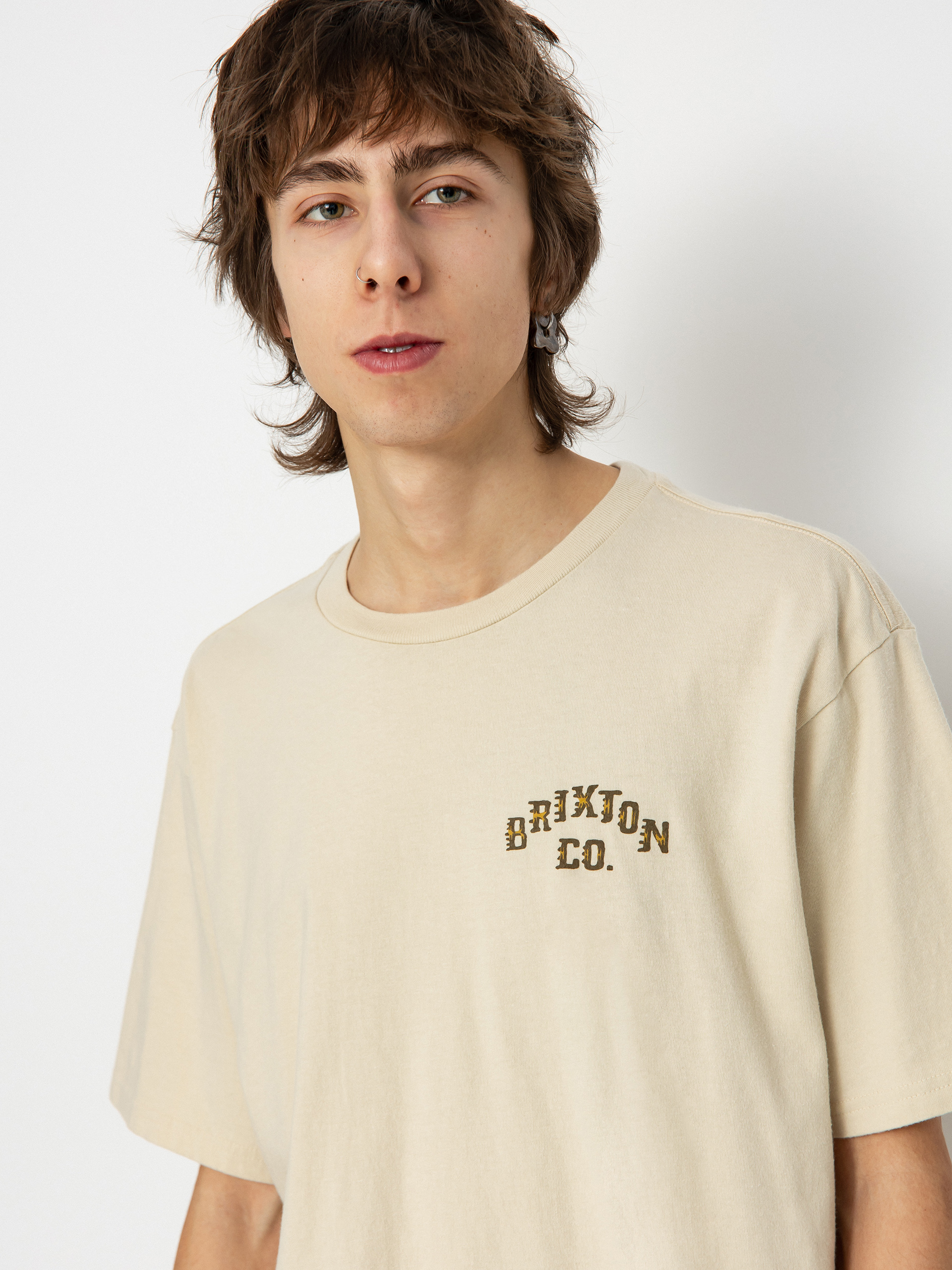 Brixton Homer Stt T-shirt (cream classic wash)