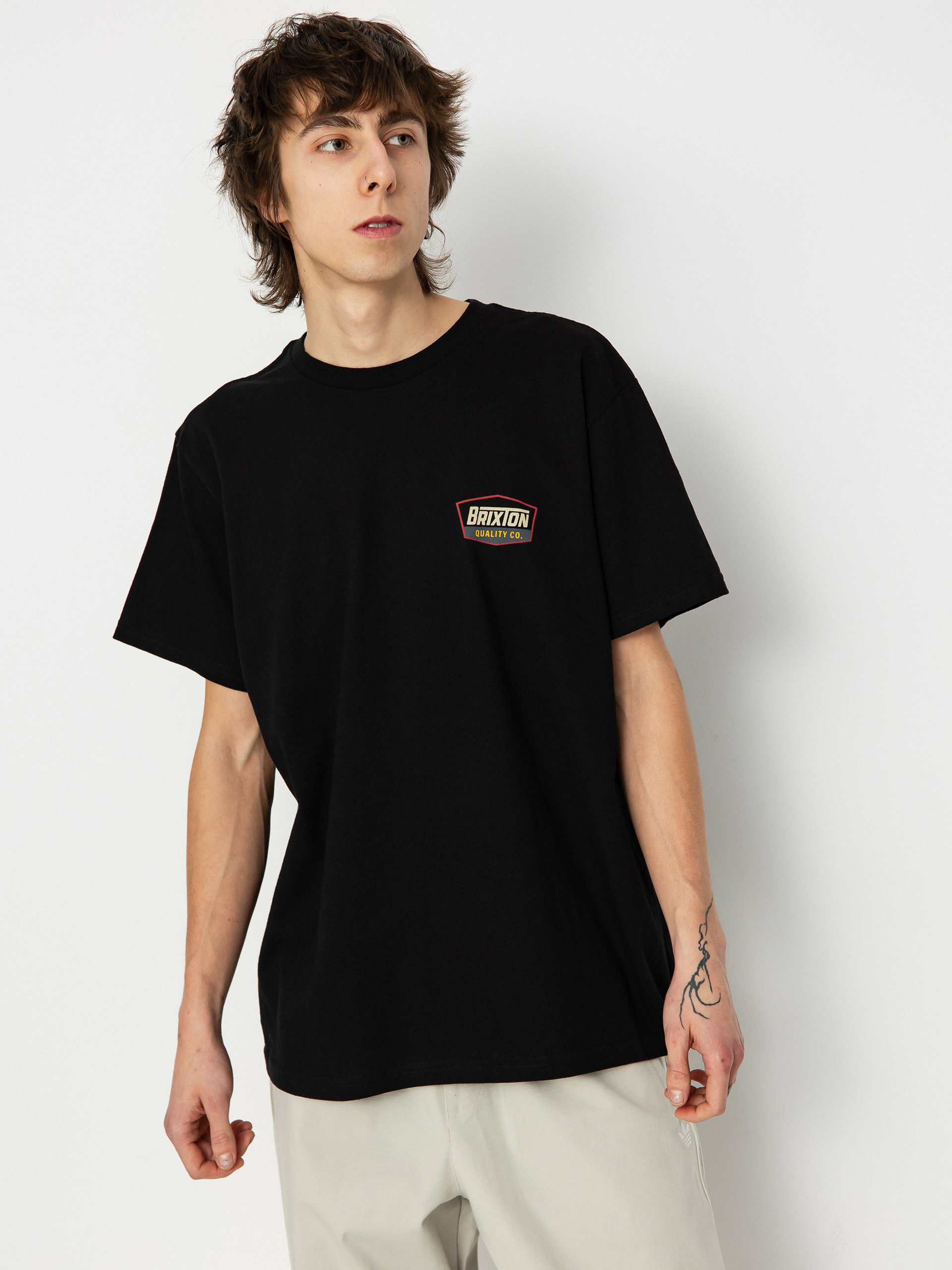 Brixton Regal Stt T-shirt (black/sand)
