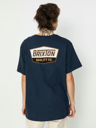 Brixton Regal Stt T-shirt (washed navy/sepia)