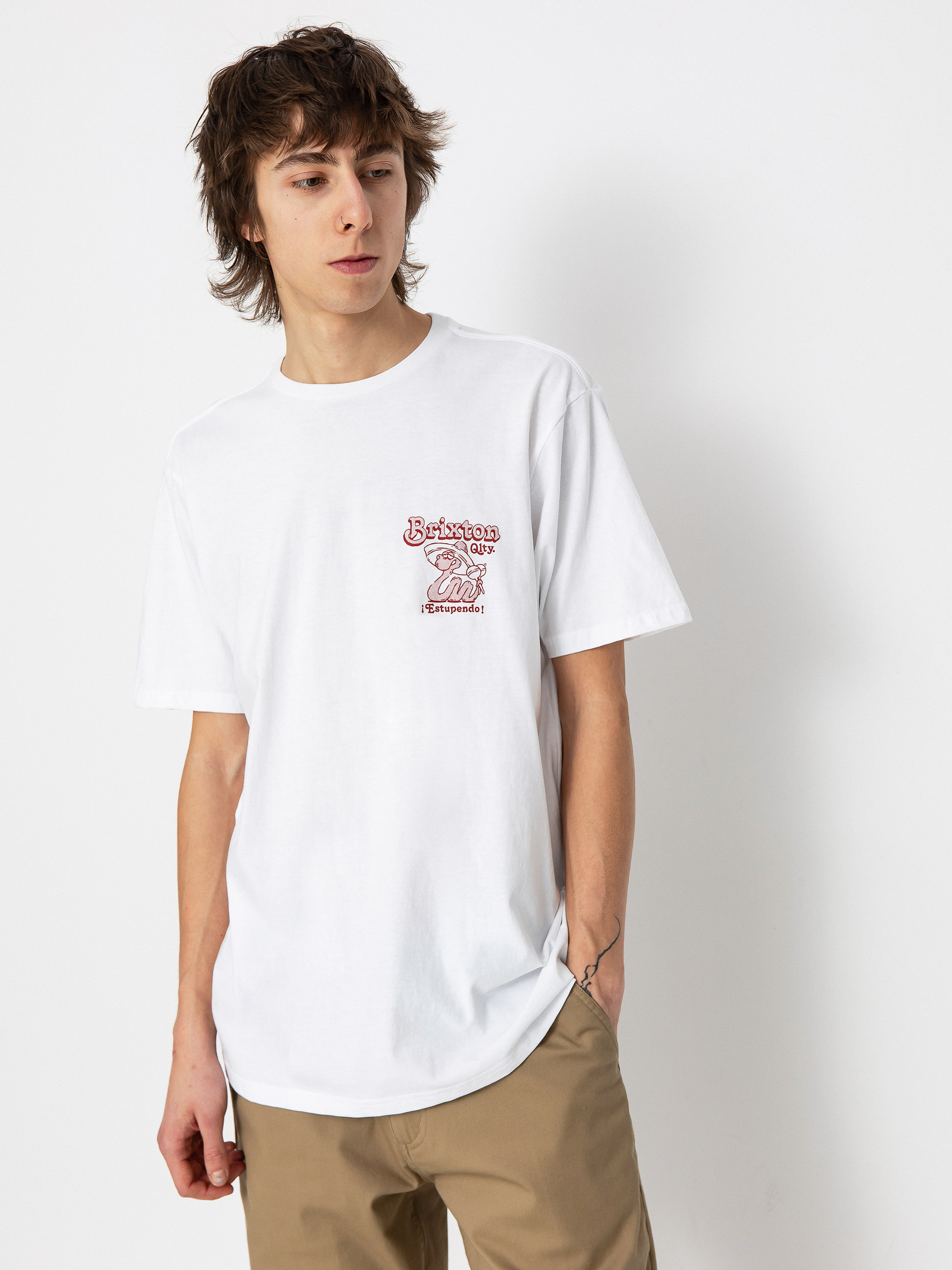 Brixton Estupendo Tlrt T-shirt (white)