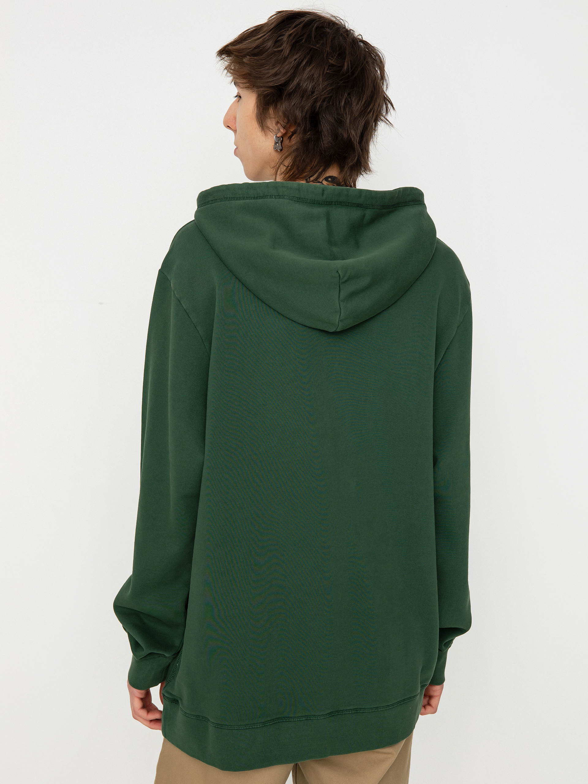 Brixton Vintage Reserve Cl Ft Hoodie (trekking green sol wash)