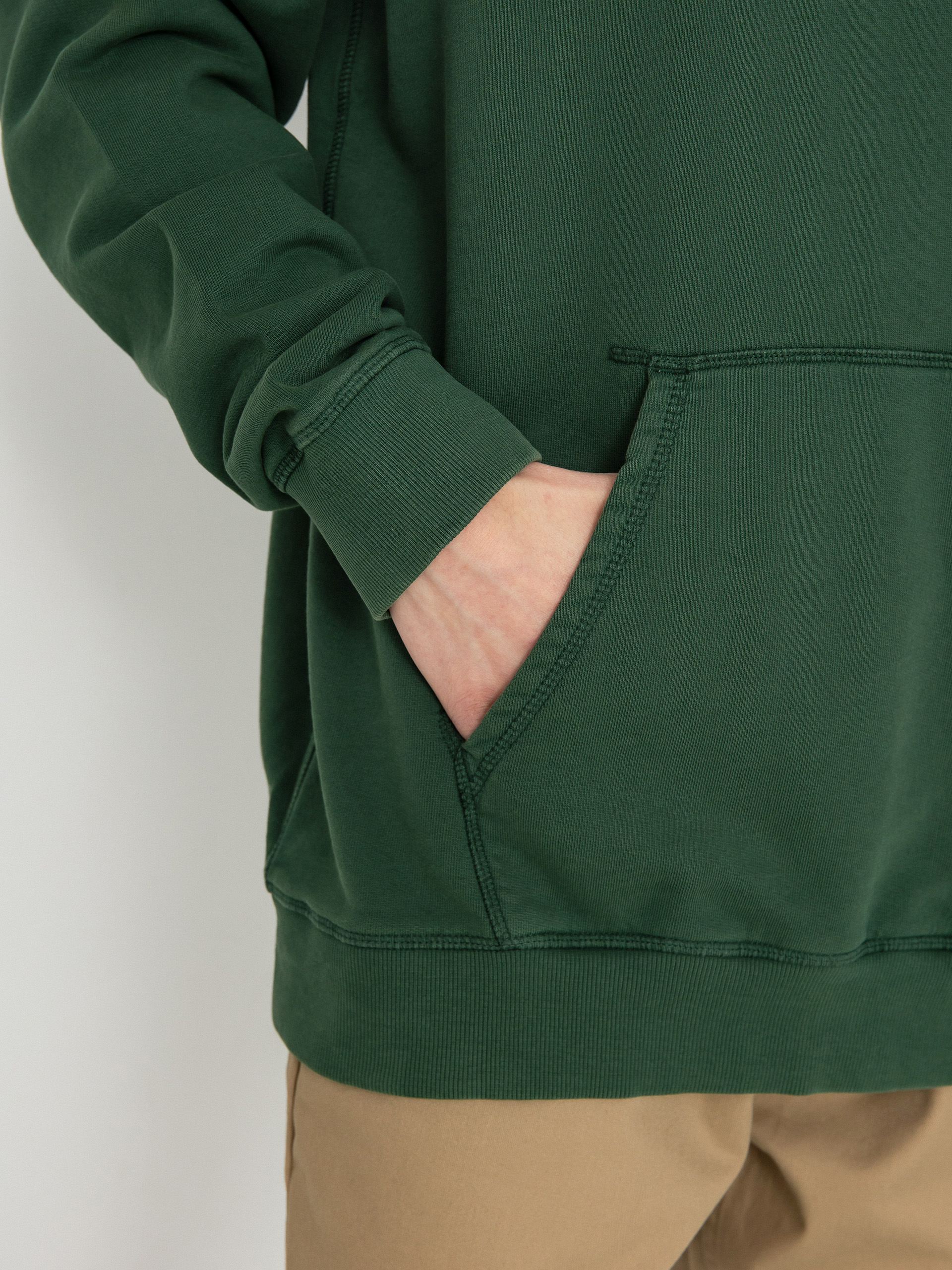 Brixton Vintage Reserve Cl Ft Hoodie (trekking green sol wash)