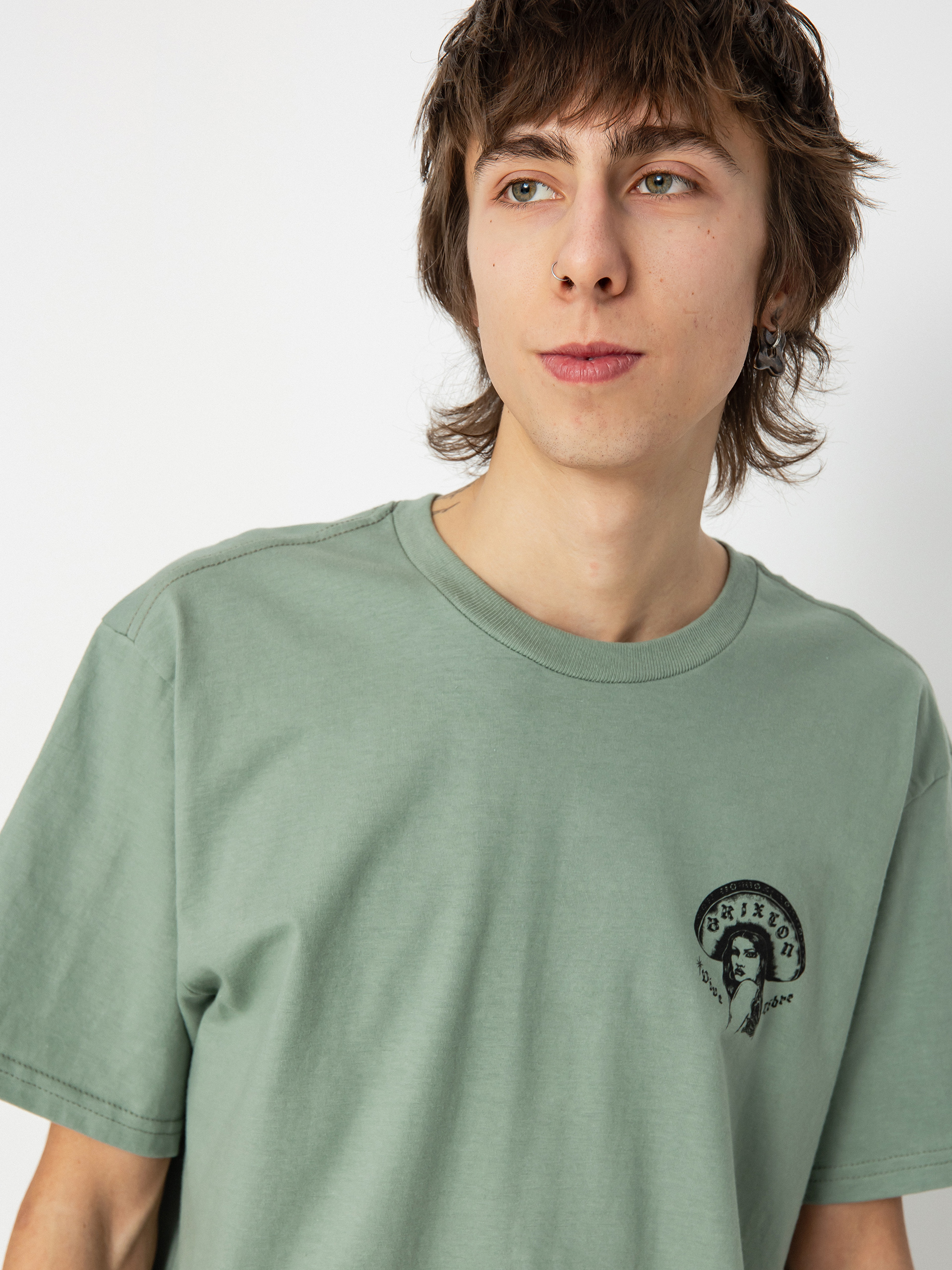 Brixton Vive Libre Stt T-shirt (chinois green)