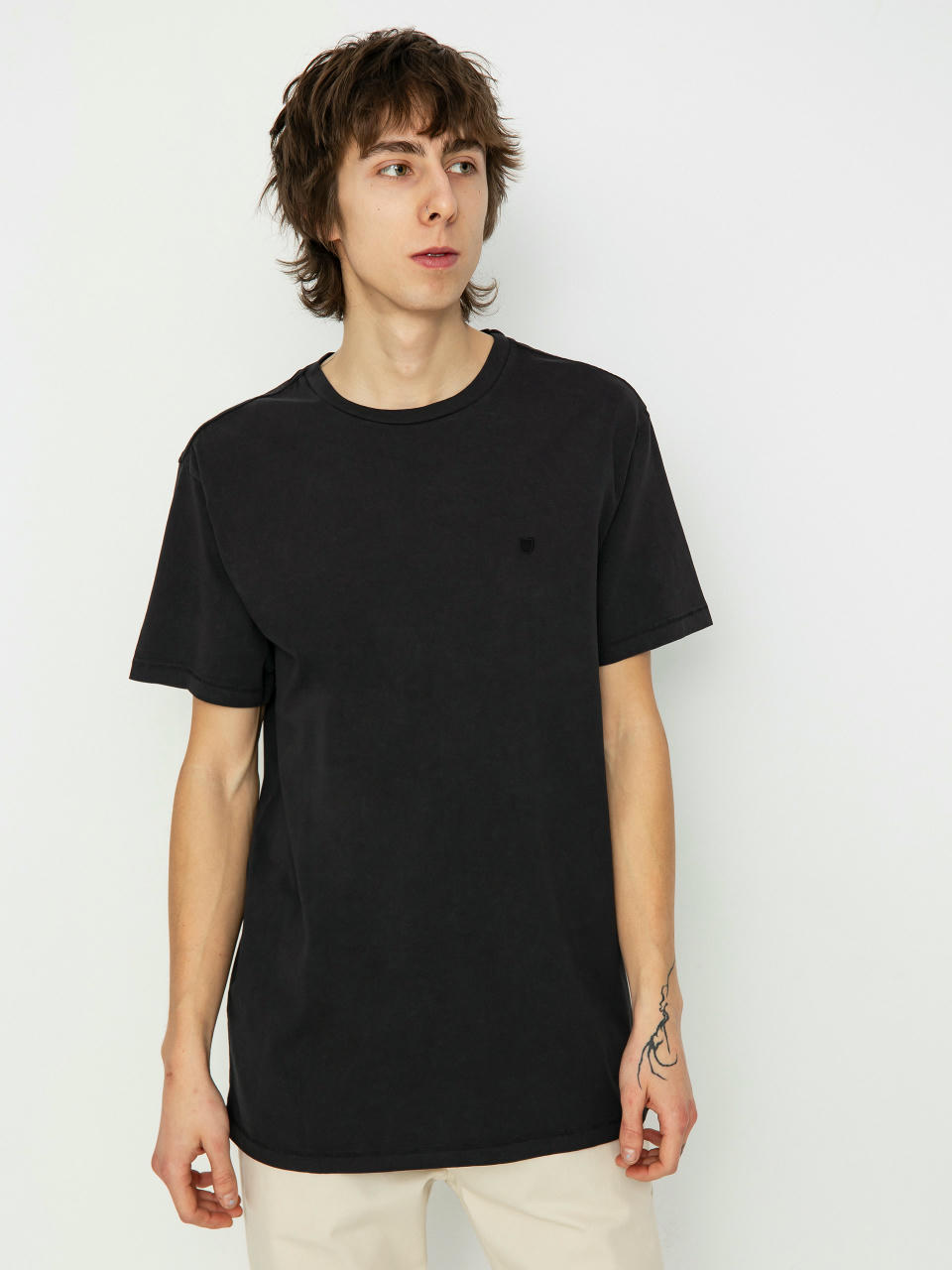 Brixton Vintage Reserve T-Shirt (black sol wash)