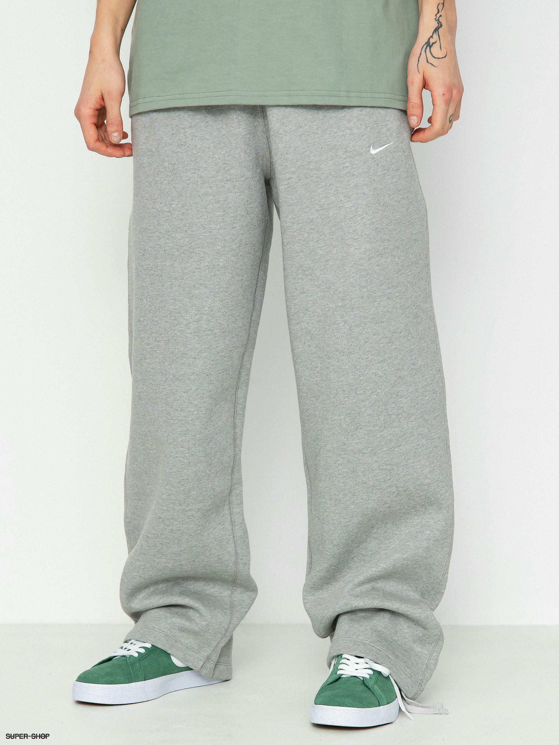 Nike SB Swoosh Pants grey dk grey heather white