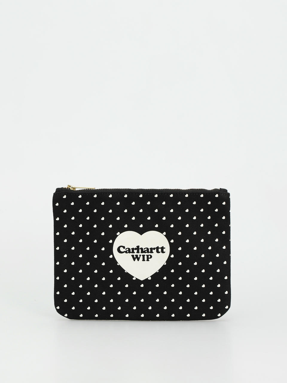 Carhartt WIP Canvas Graphic Zip Wallet (heart bandana print/black)