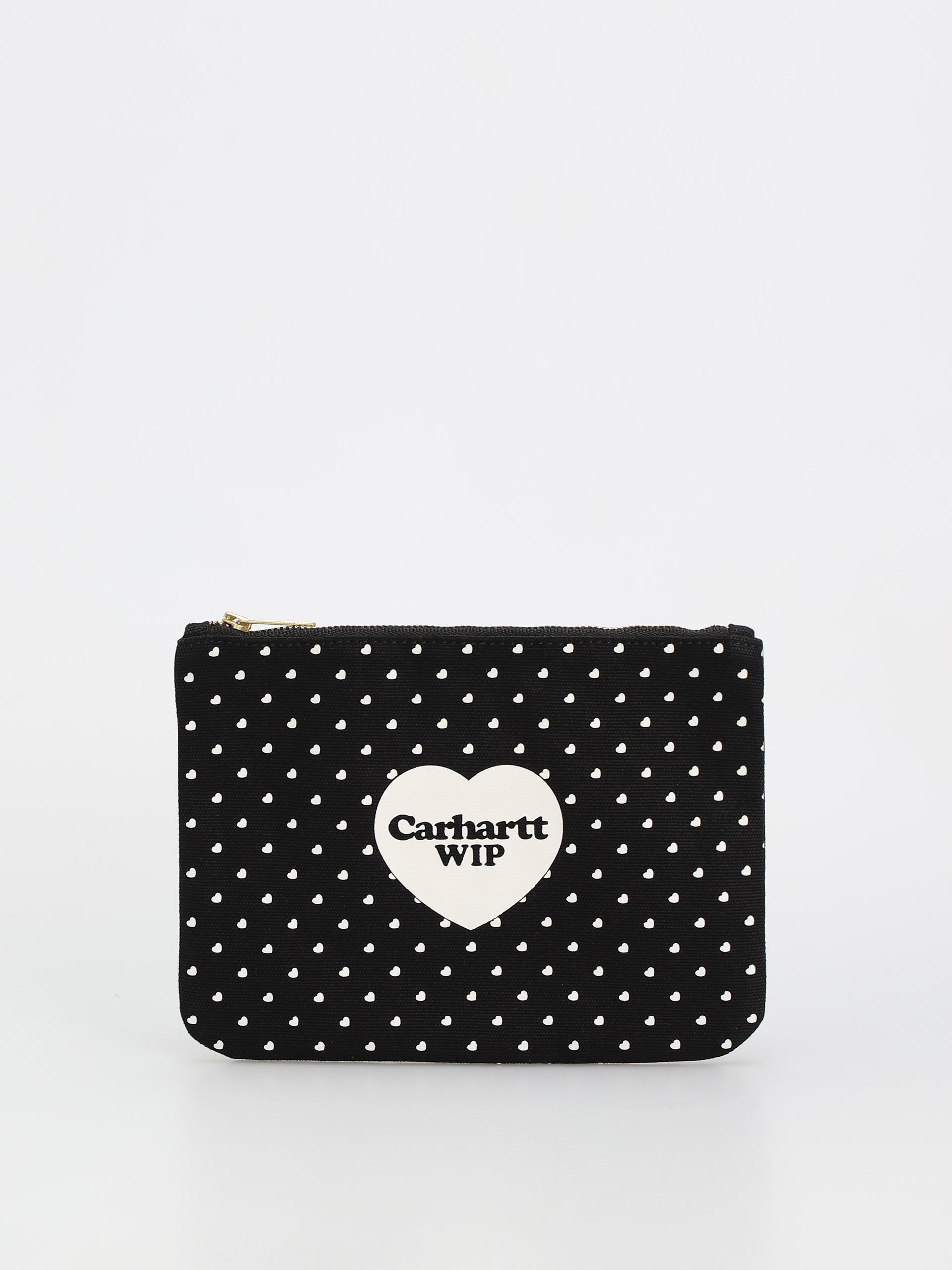 Carhartt WIP Canvas Graphic Zip Wallet (heart bandana print/black)