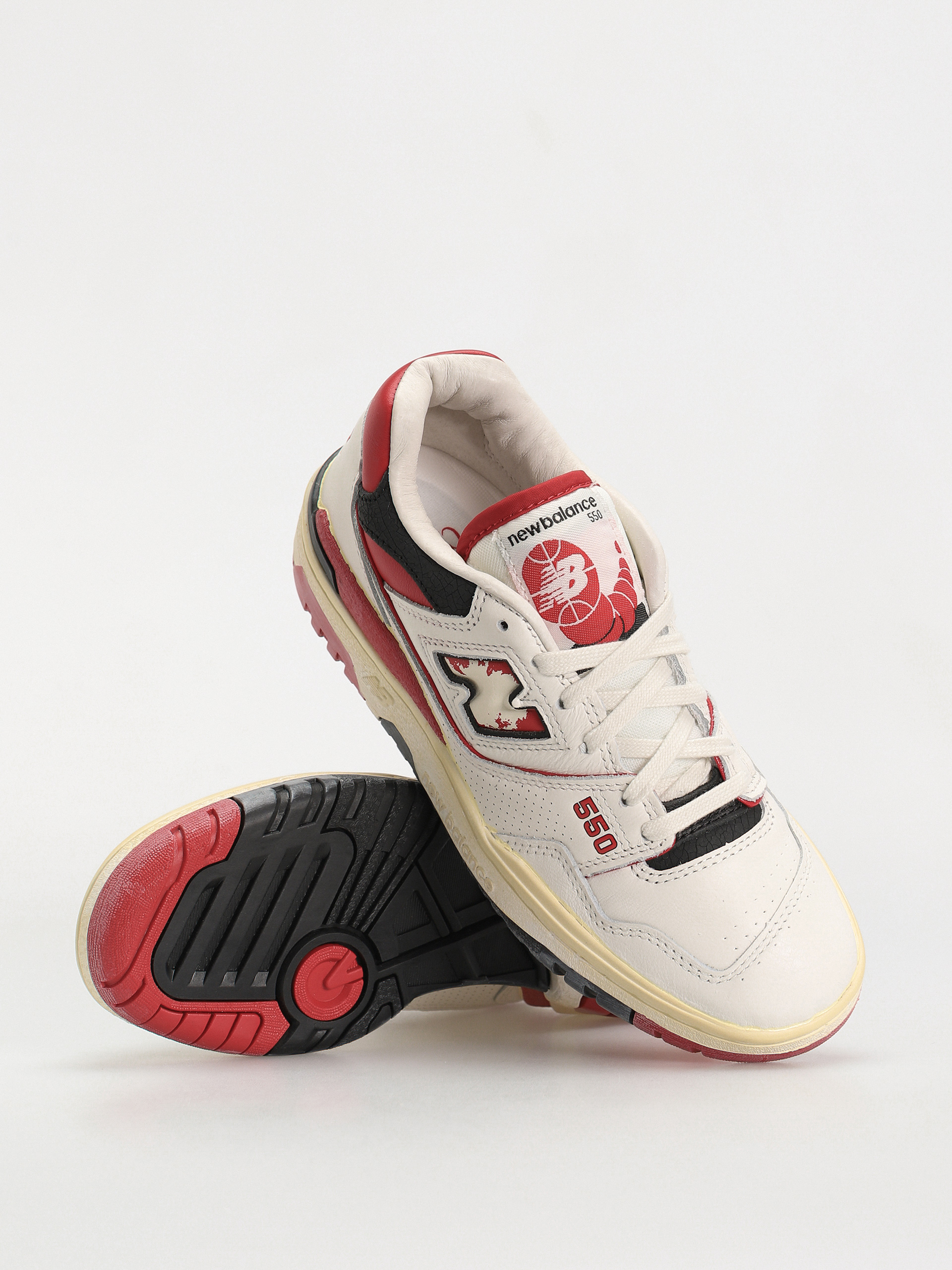 New Balance 550 Schuhe (vintage red)