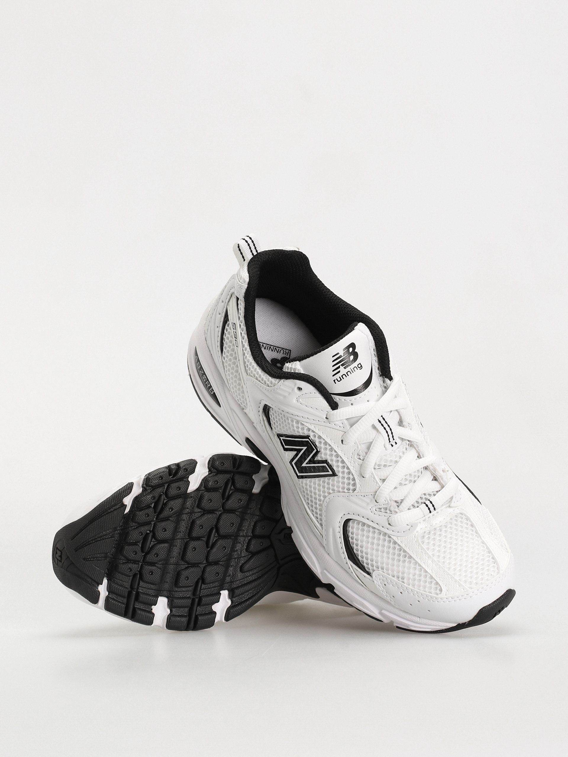 New Balance 530 Shoes (white black details)