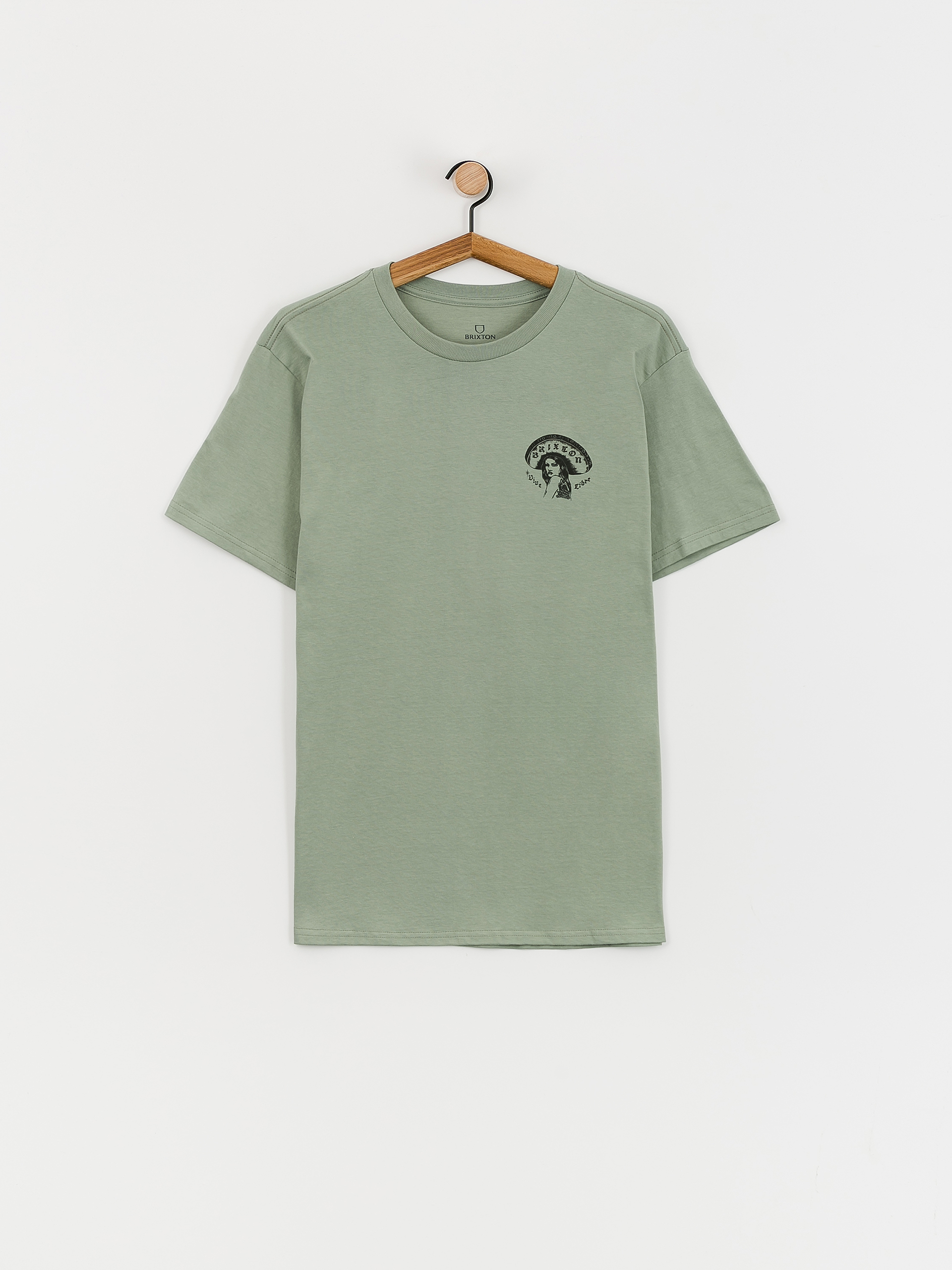 Brixton Vive Libre Stt T-shirt (chinois green)