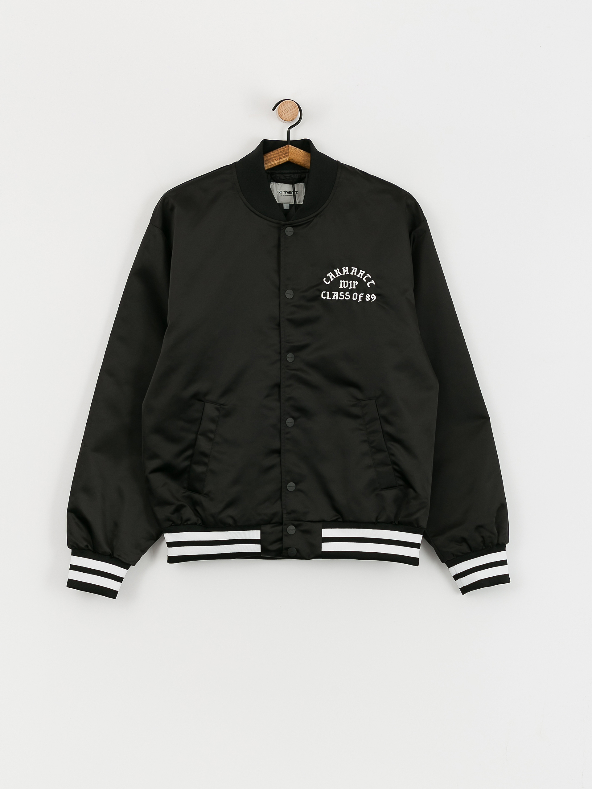 Carhartt WIP Class of 89 Bomber Jacke (black/white)