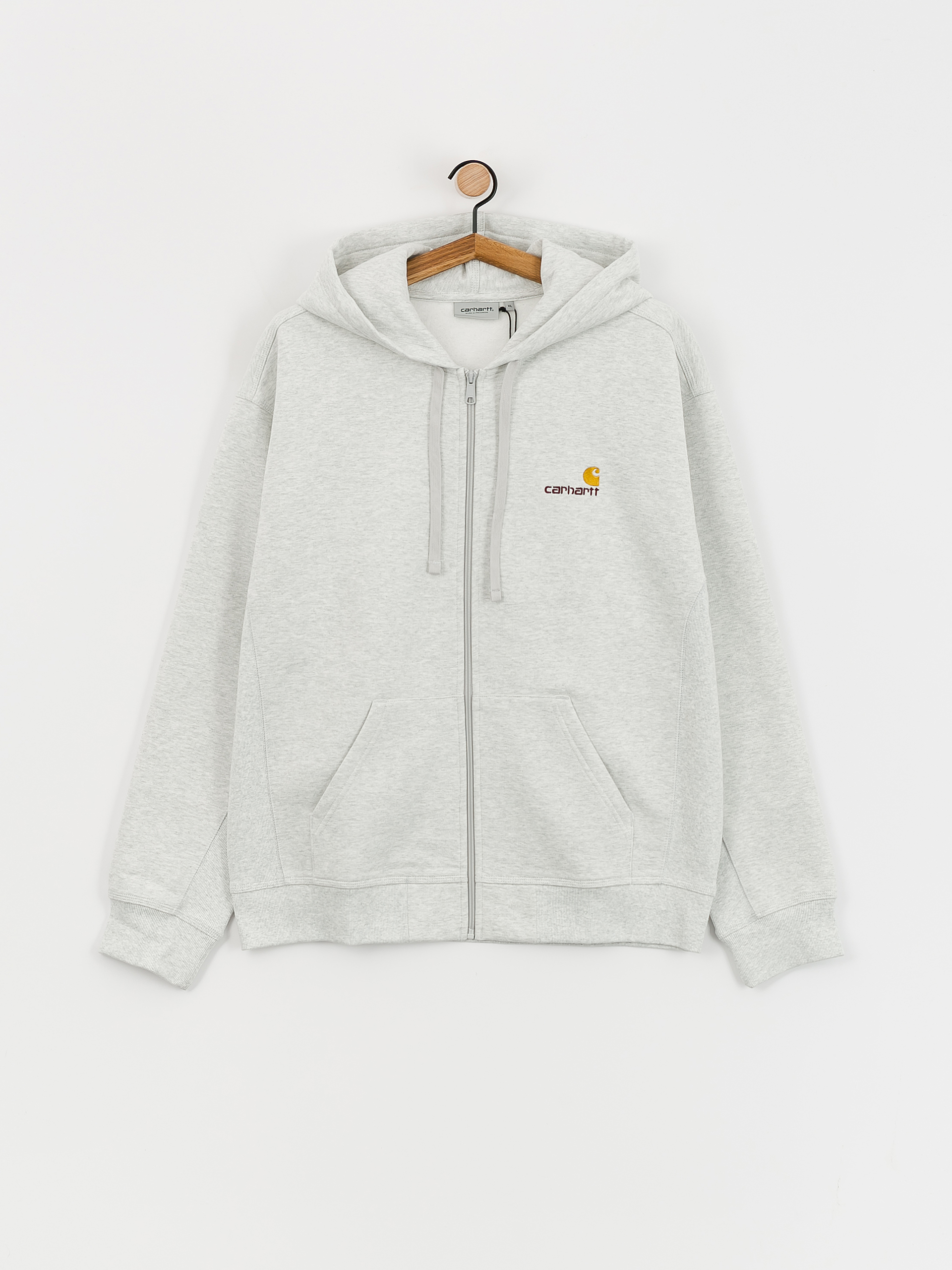 Carhartt WIP American Script ZHD Hoodie (ash heather)