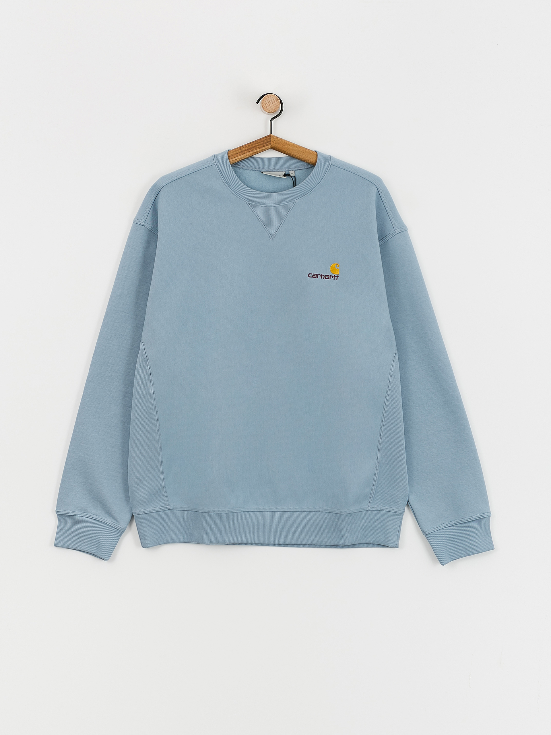 Carhartt WIP American Script Sweatshirt (frosted blue)