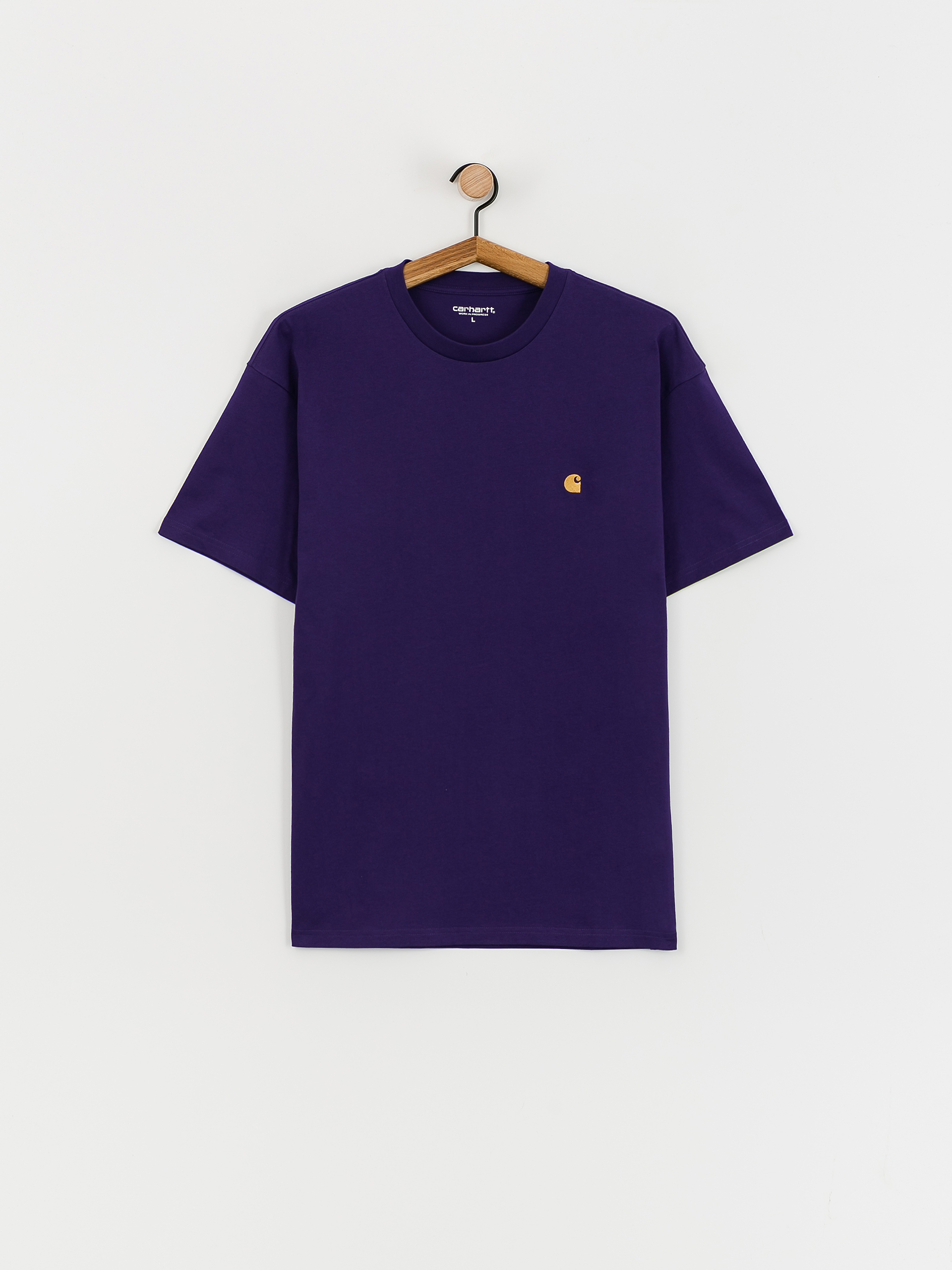 Carhartt WIP Chase T-shirt (tyrian/gold)