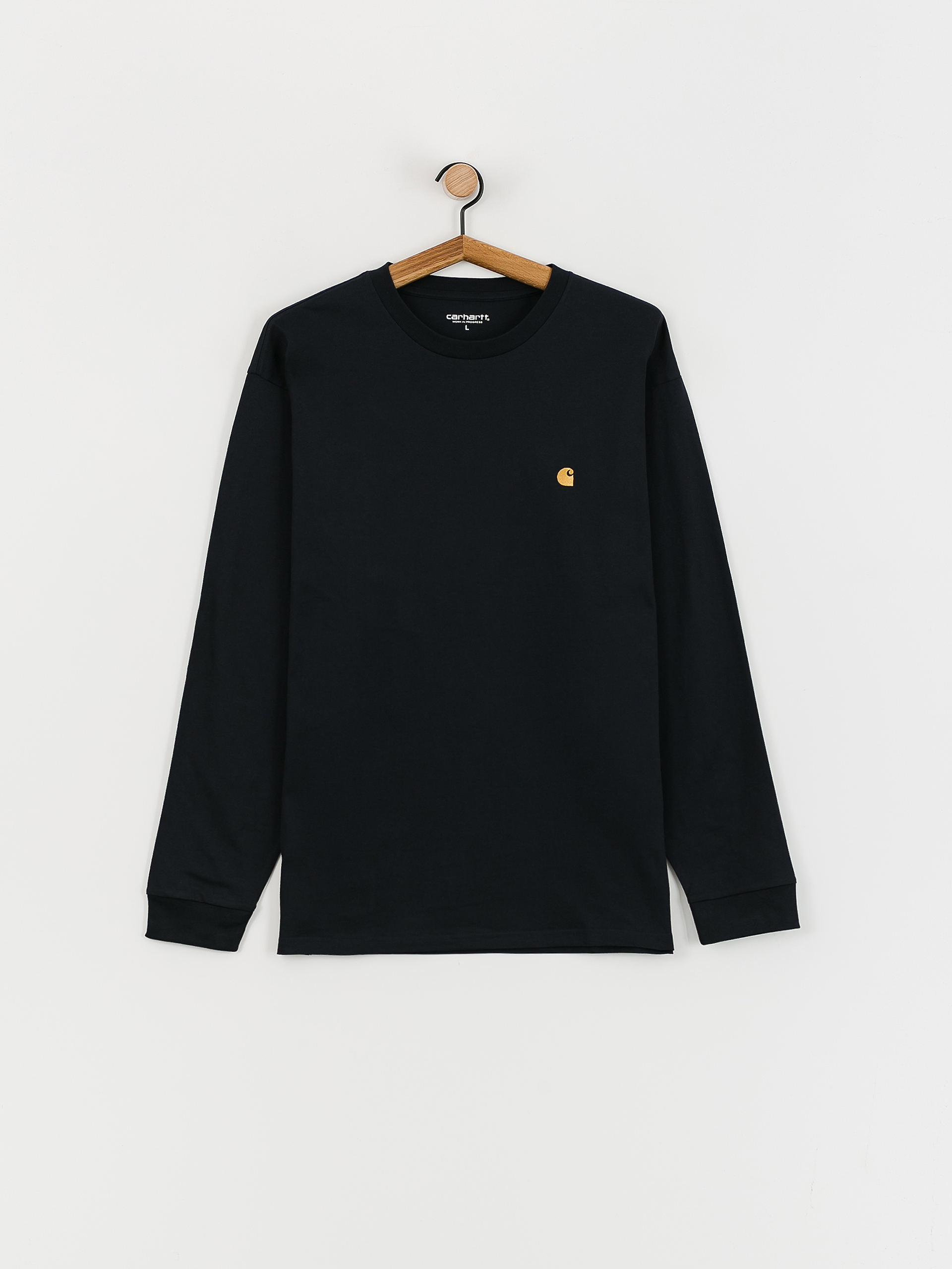 Carhartt WIP Chase Longsleeve (dark navy/gold)