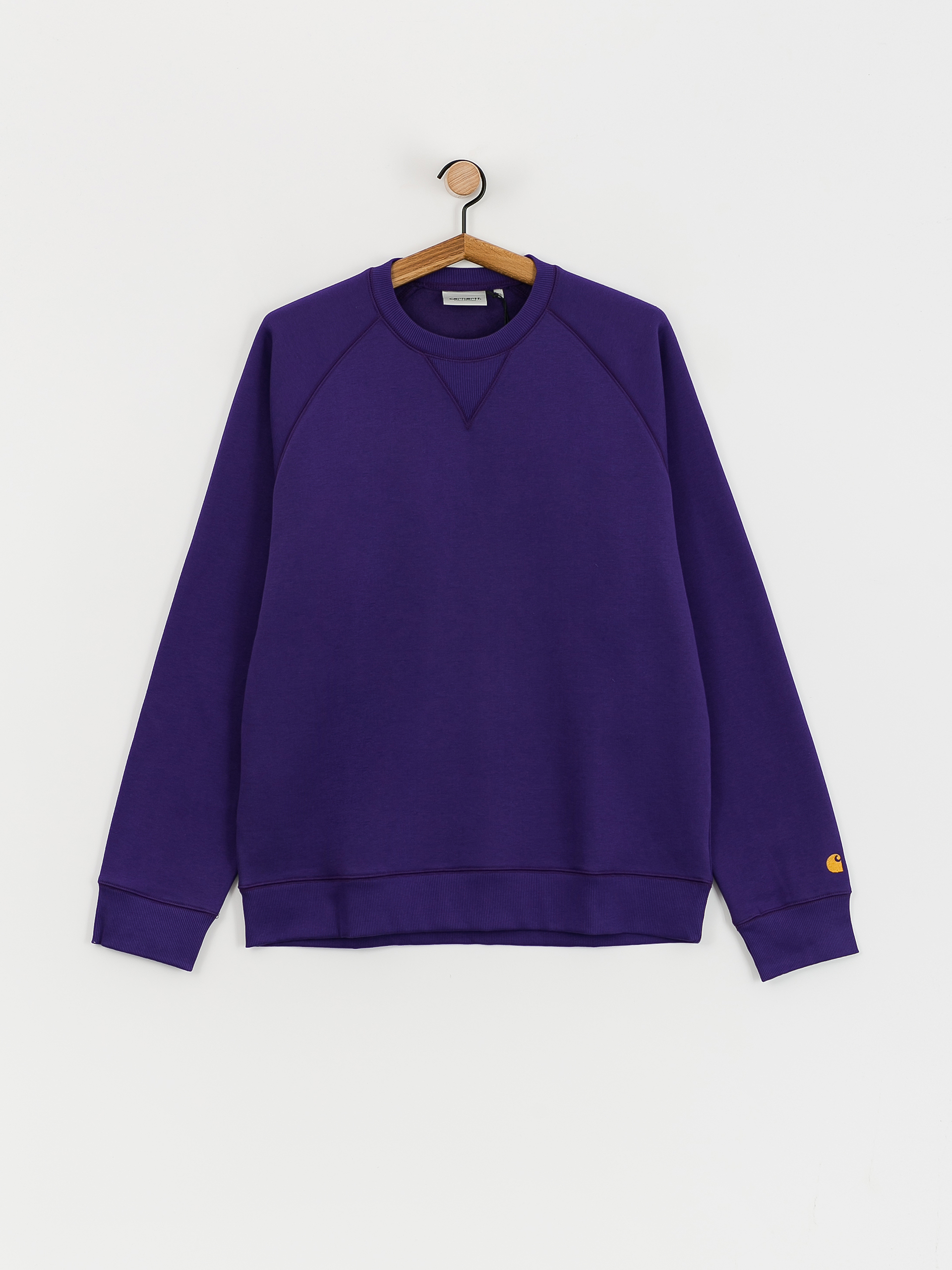 Carhartt WIP Chase Sweatshirt (tyrian/gold)
