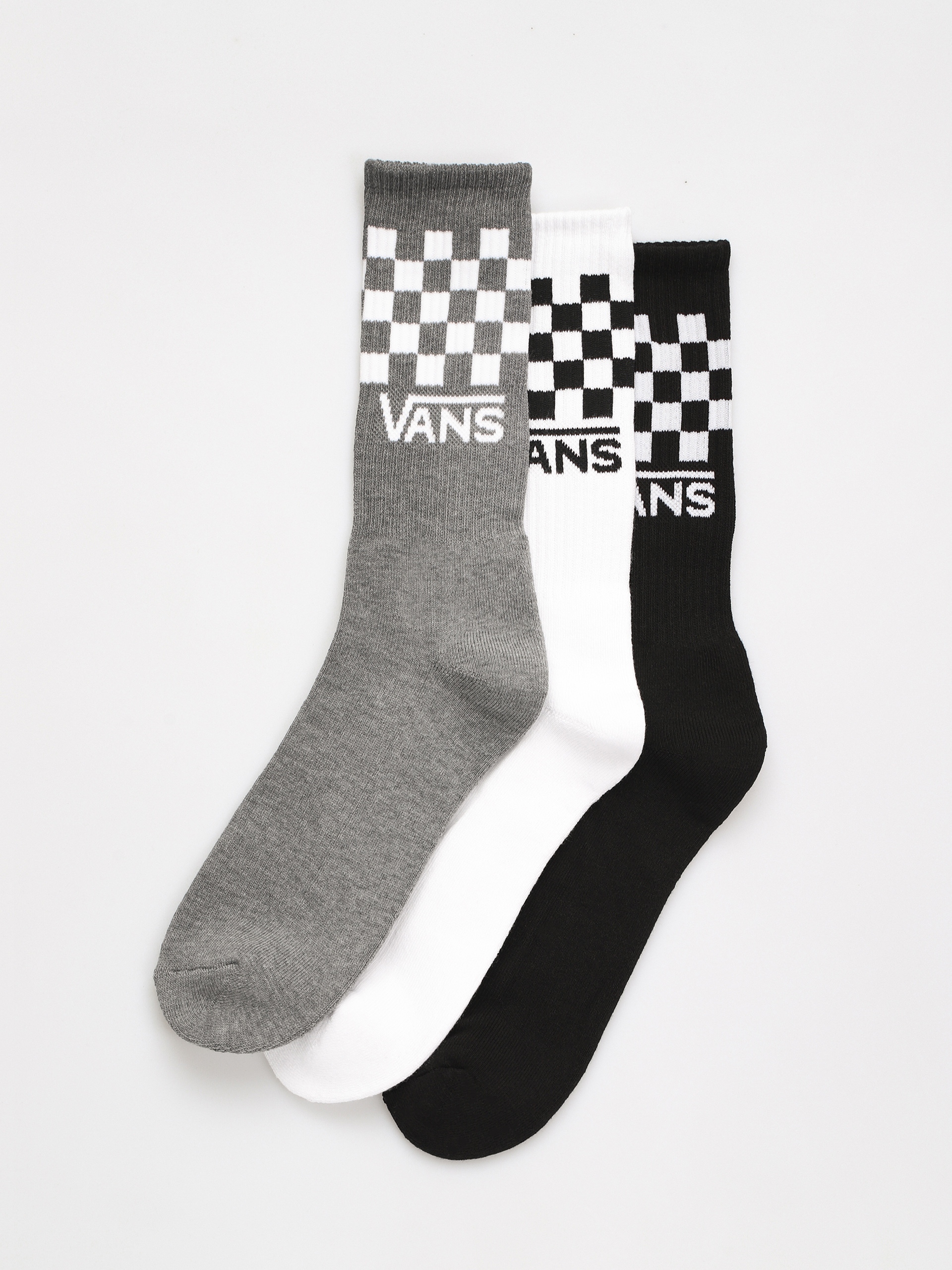 Vans Classic Check Crew Socken (black/white)