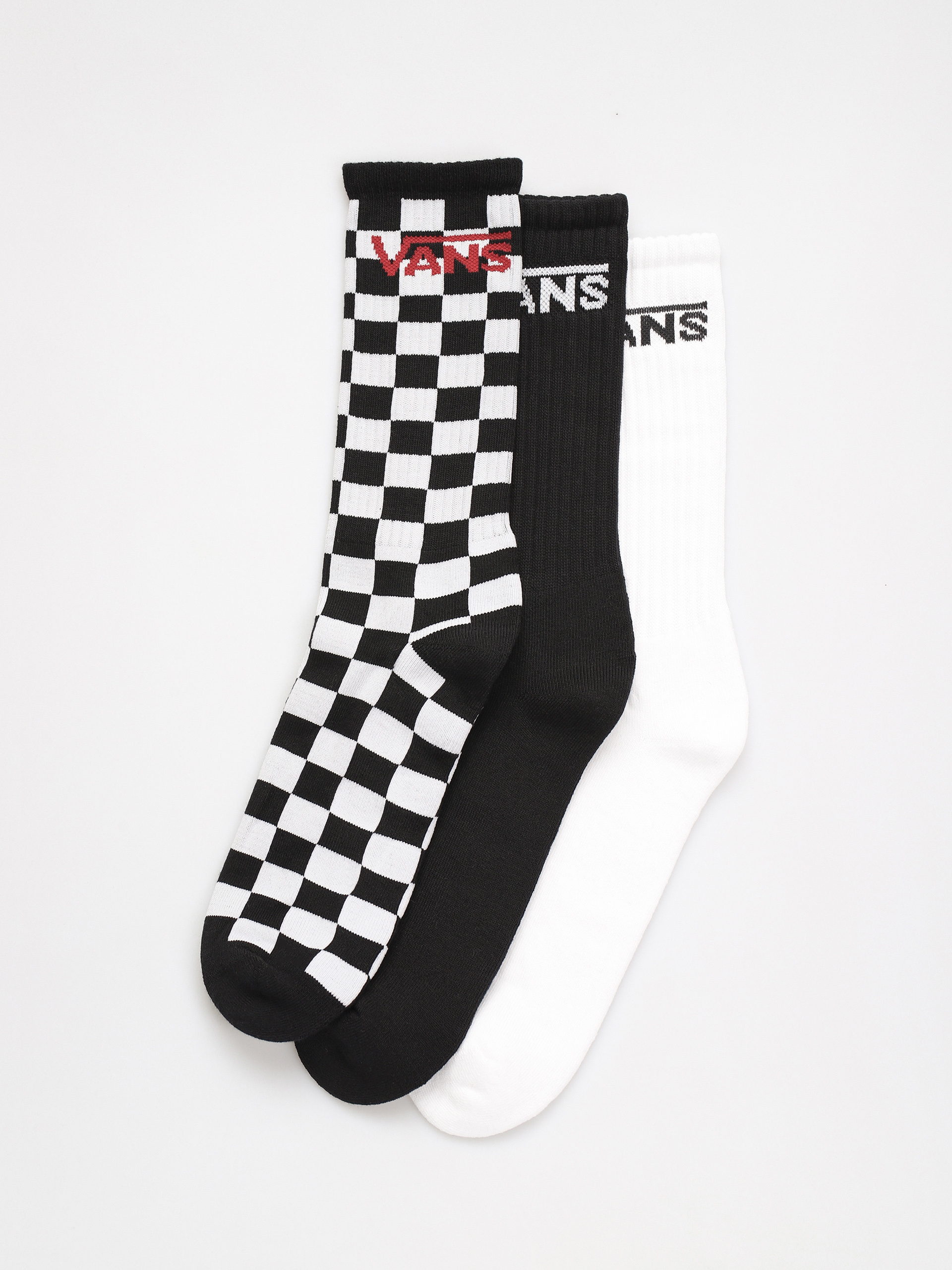 Vans Classic Crew Socks (black/white)