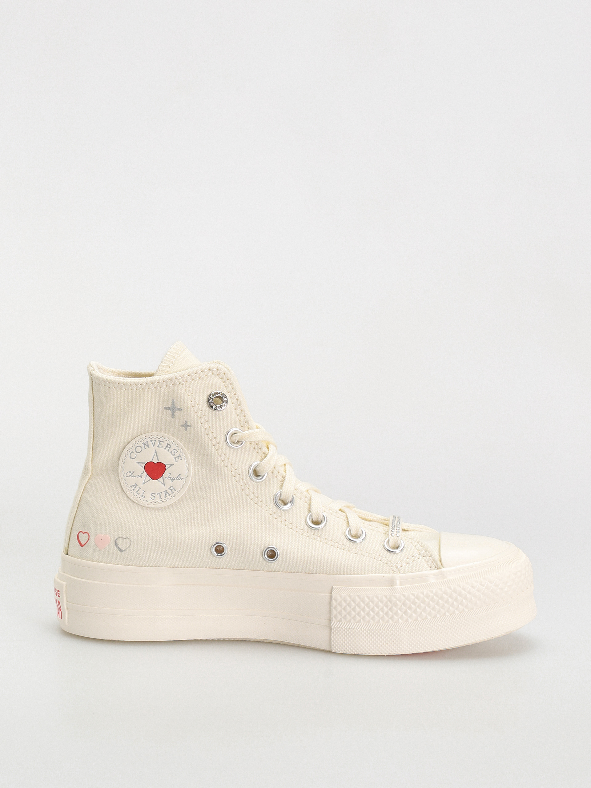 Converse Chuck Taylor All Star Lift Hi Chucks Wmn (khaki/off white)