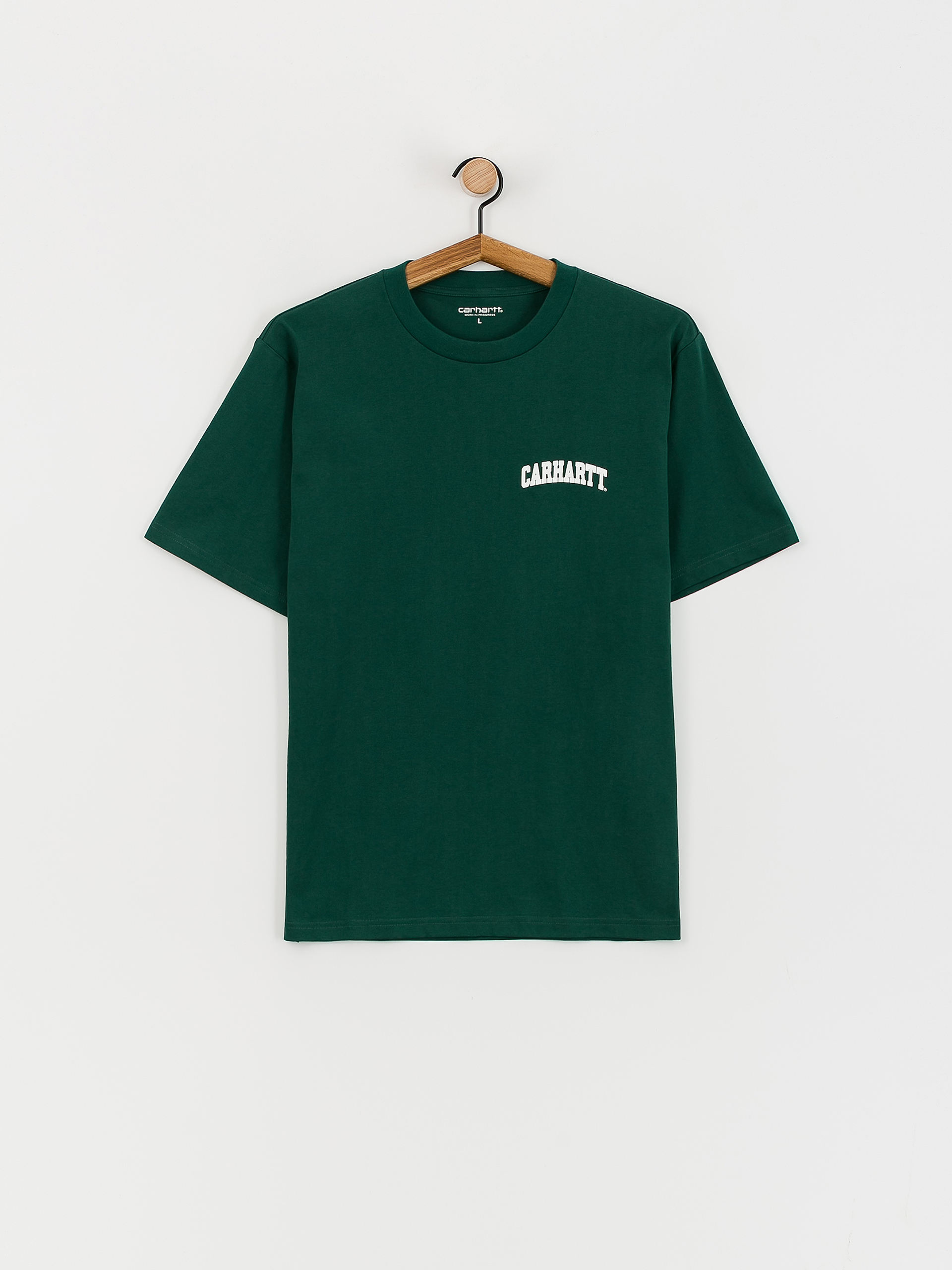 Carhartt WIP University Script T-shirt (chervil/white)