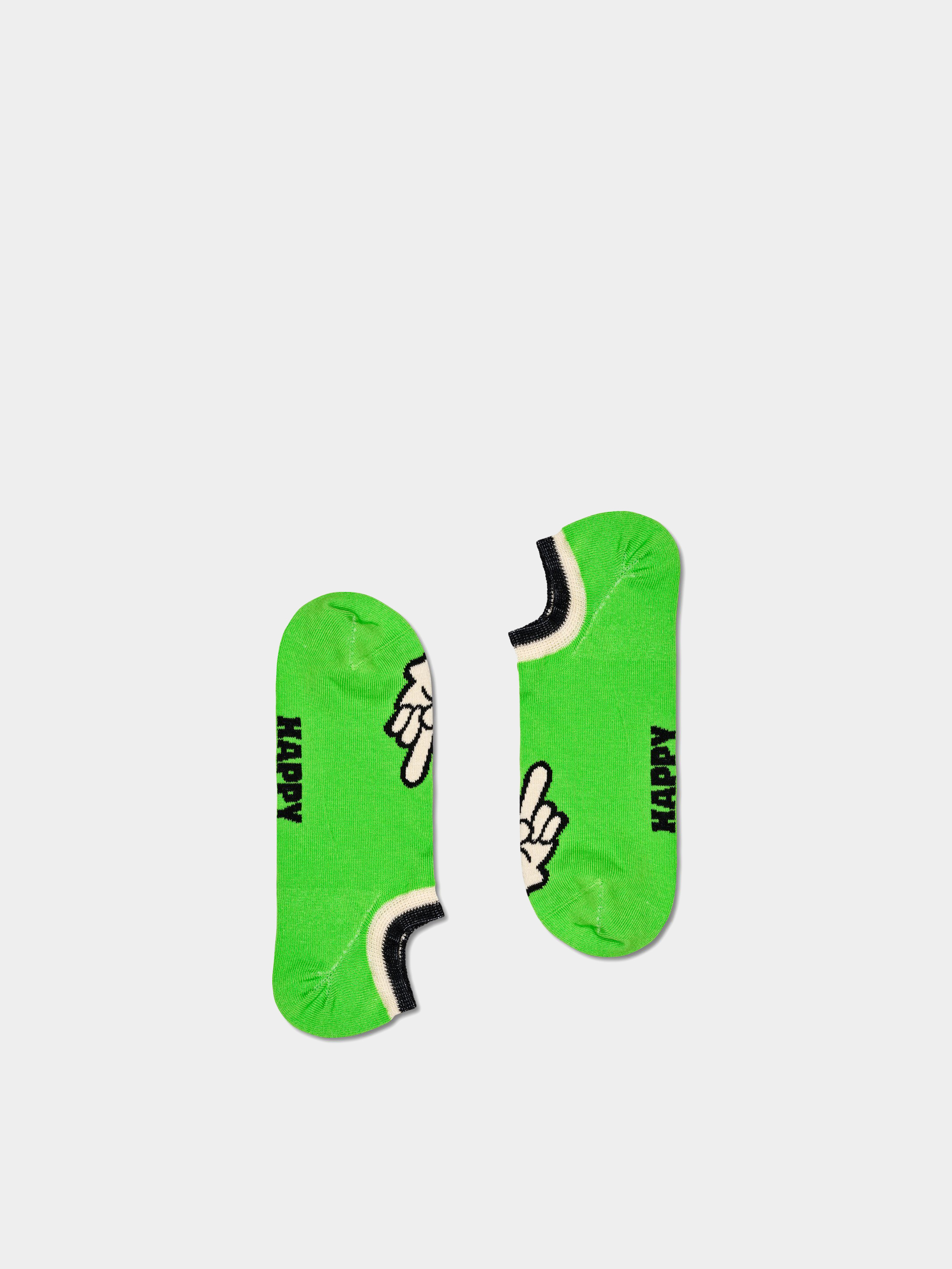 Happy Socks 3-Pack Peace No Show Socken (black)