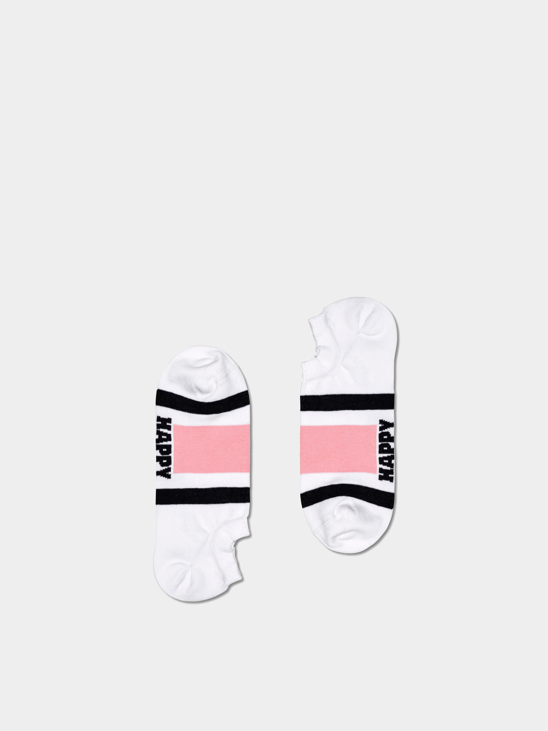 Happy Socks 3-Pack Dizzy No Show Socks (light pink)