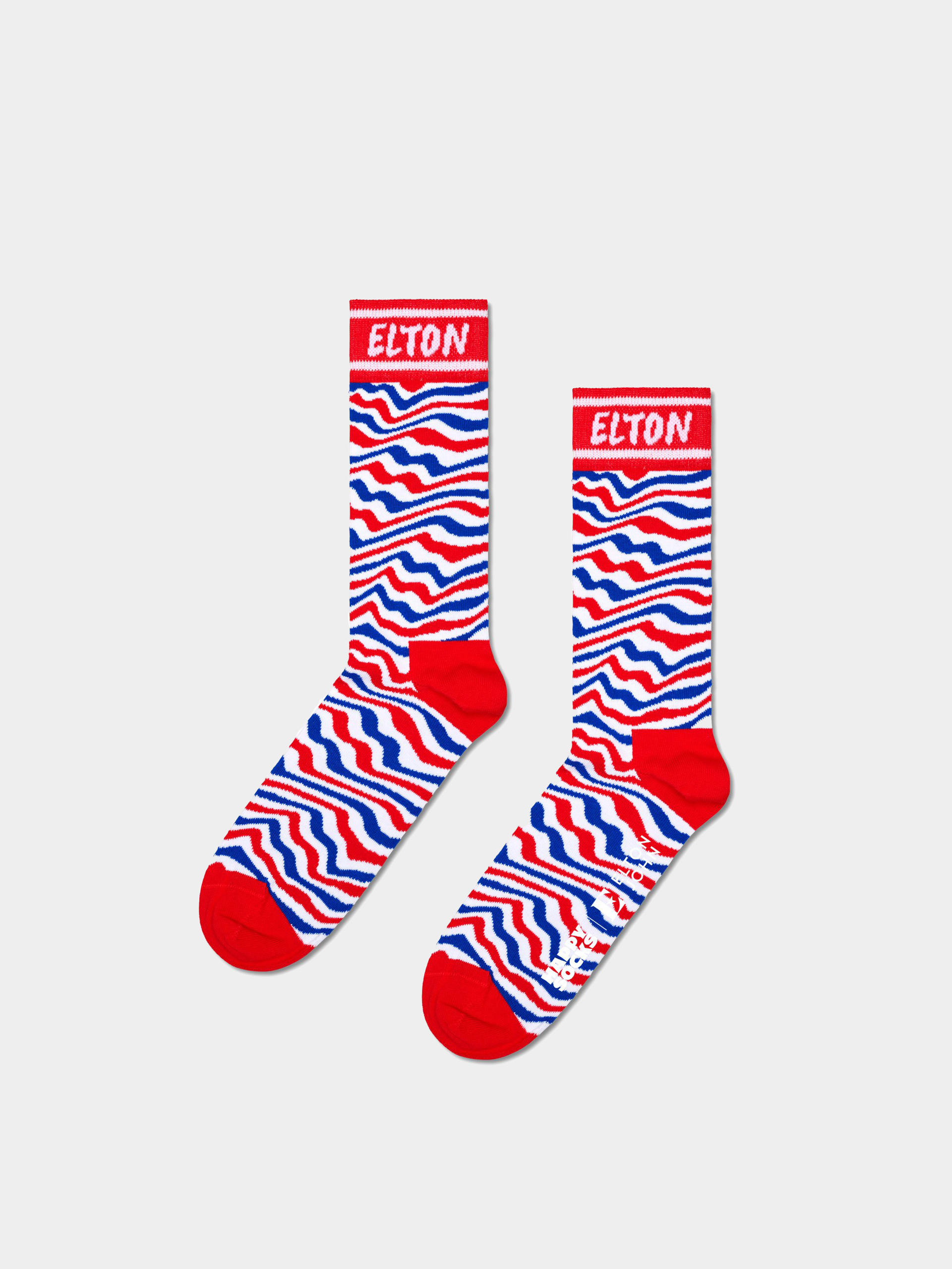 Happy Socks Elton John Striped Socken (red)